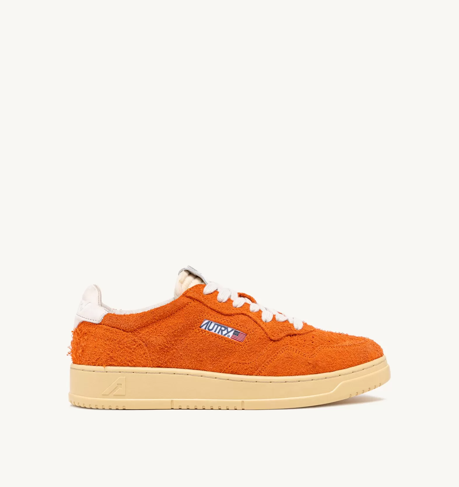 Medalist^AUTRY Medalist Low Sneakers In Orange Hair-Effect Suede