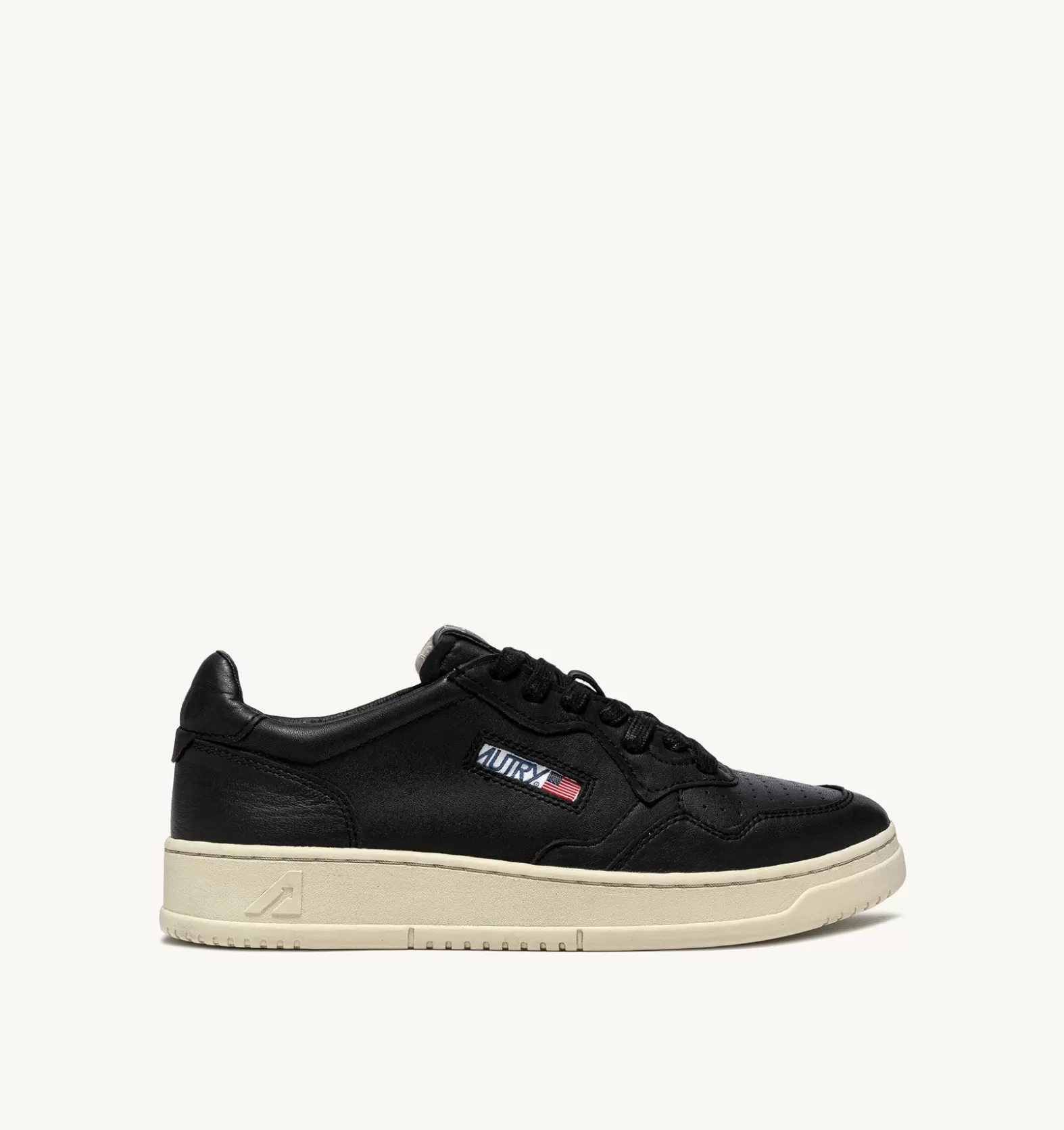 Medalist^AUTRY Medalist Low Sneakers In Soft Goatskin Color Black