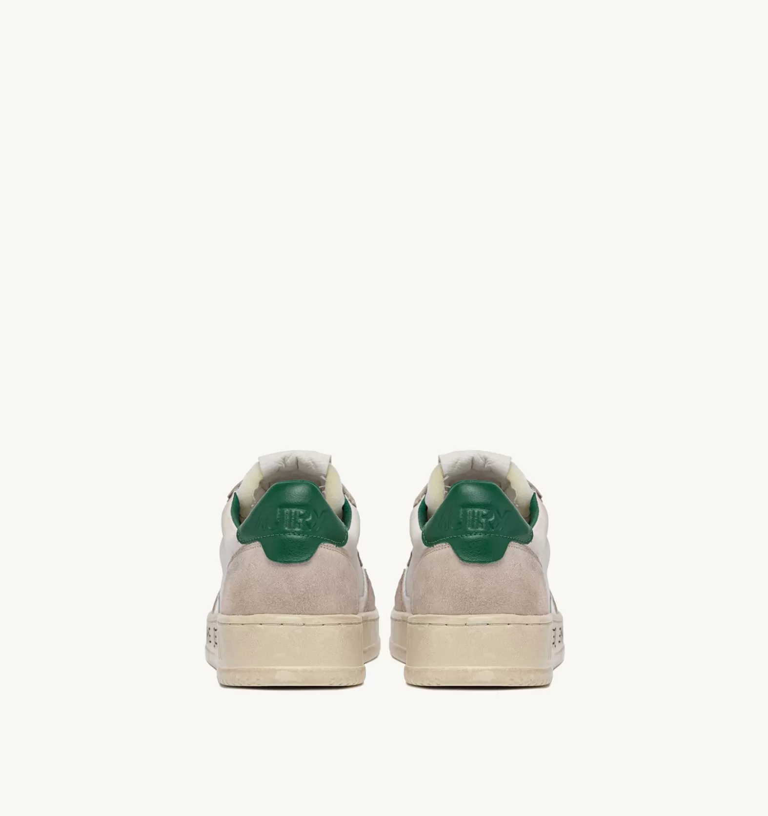 Medalist^AUTRY Medalist Low Sneakers In Suede And Leather Color White And Green
