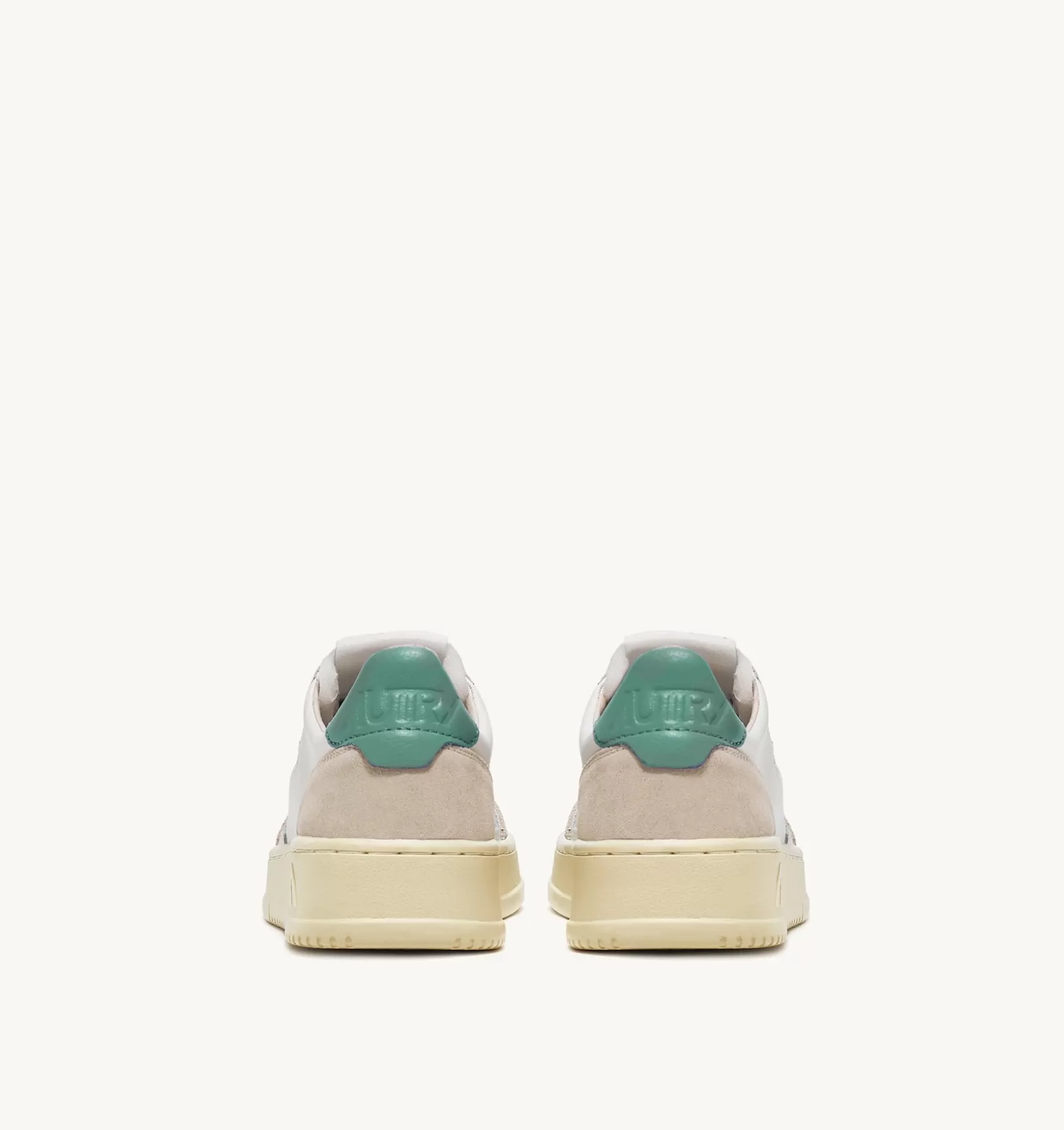 Medalist^AUTRY Medalist Low Sneakers In Suede And Leather Color White And Malachi Green