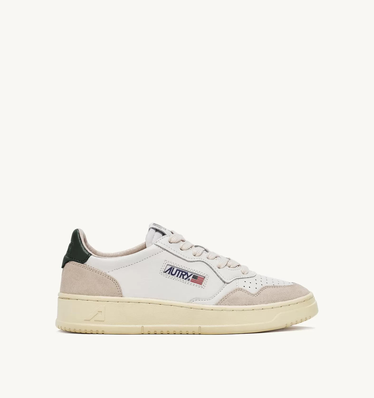 Medalist^AUTRY Medalist Low Sneakers In Suede And Leather Color White And Mount