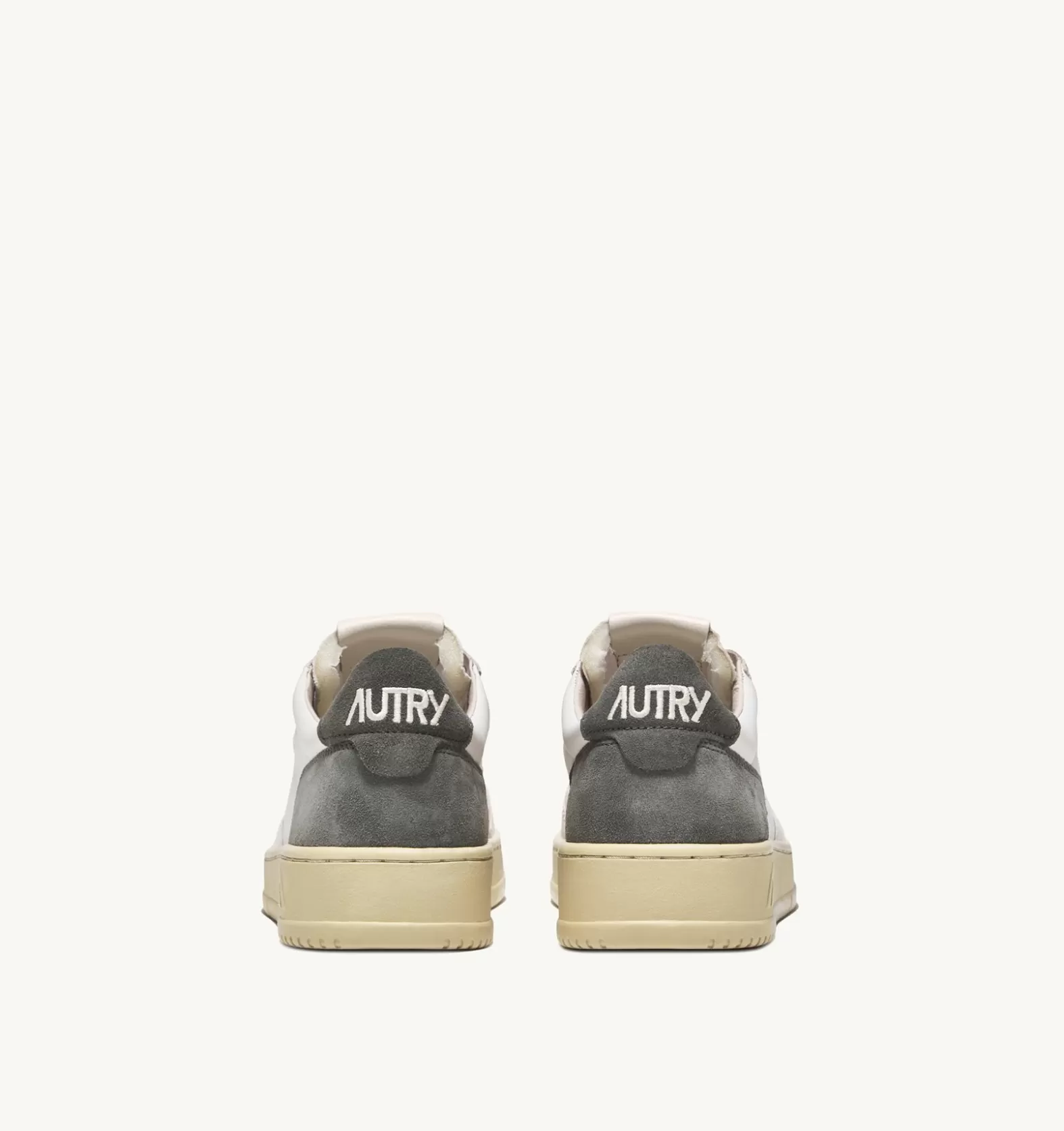 Medalist^AUTRY Medalist Low Sneakers In Suede And Leather White And Military