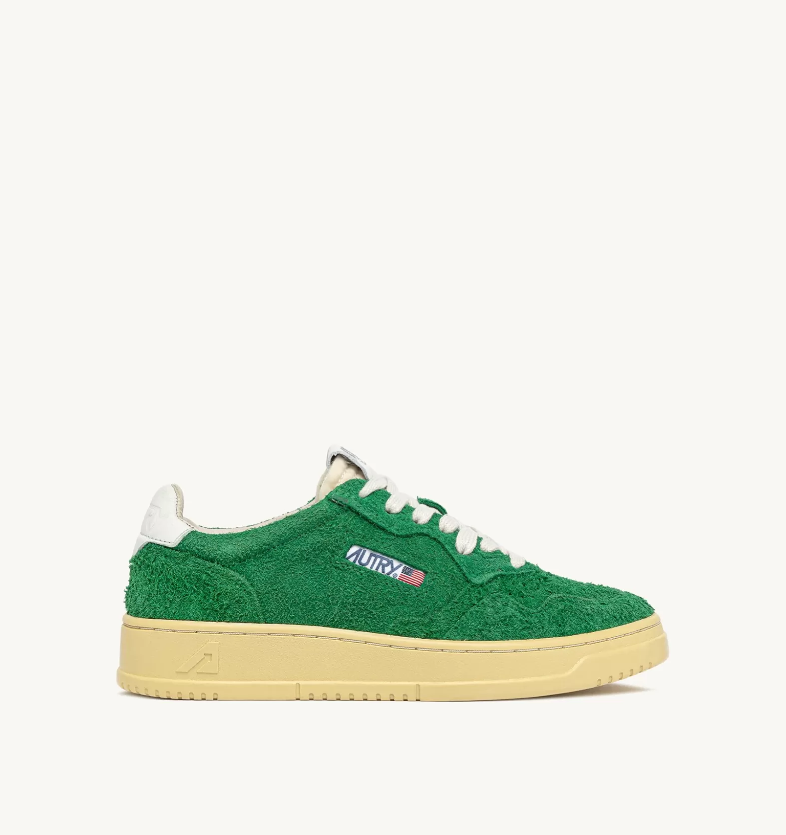 Medalist^AUTRY Medalist Low Sneakers In Suede Hair Green