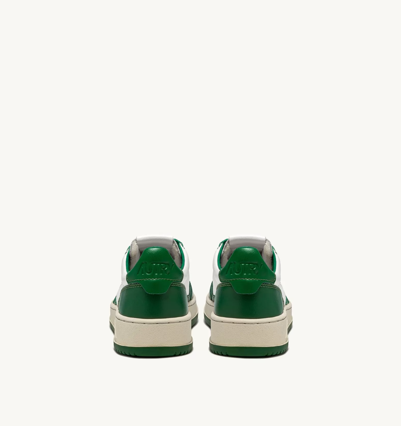 Medalist^AUTRY Medalist Low Sneakers In Two-Tone Leather Color White And Green