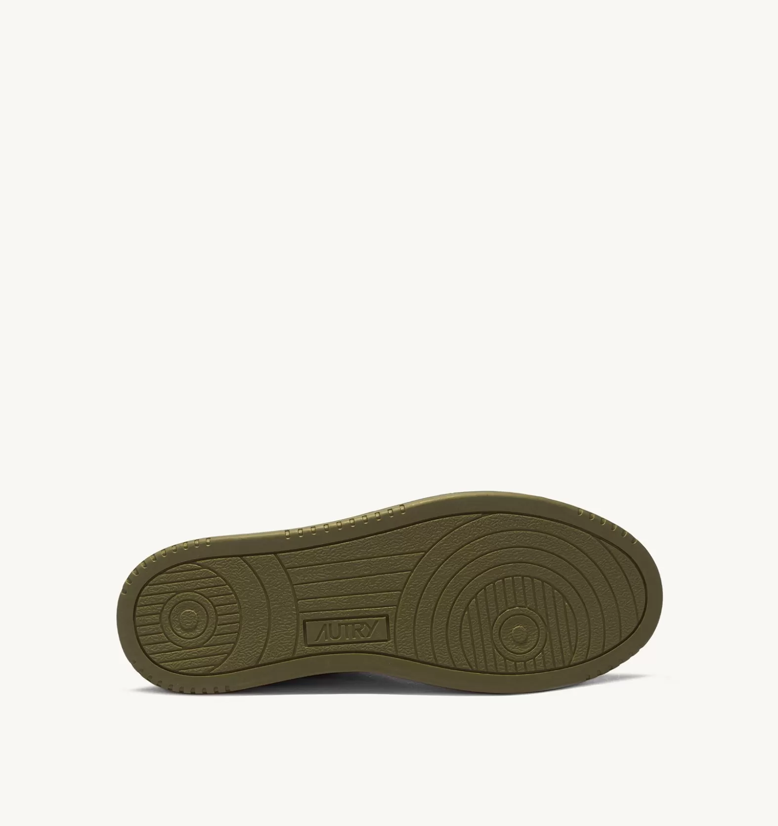 Medalist^AUTRY Medalist Low Sneakers In Two-Tone Leather Color White And Oliva