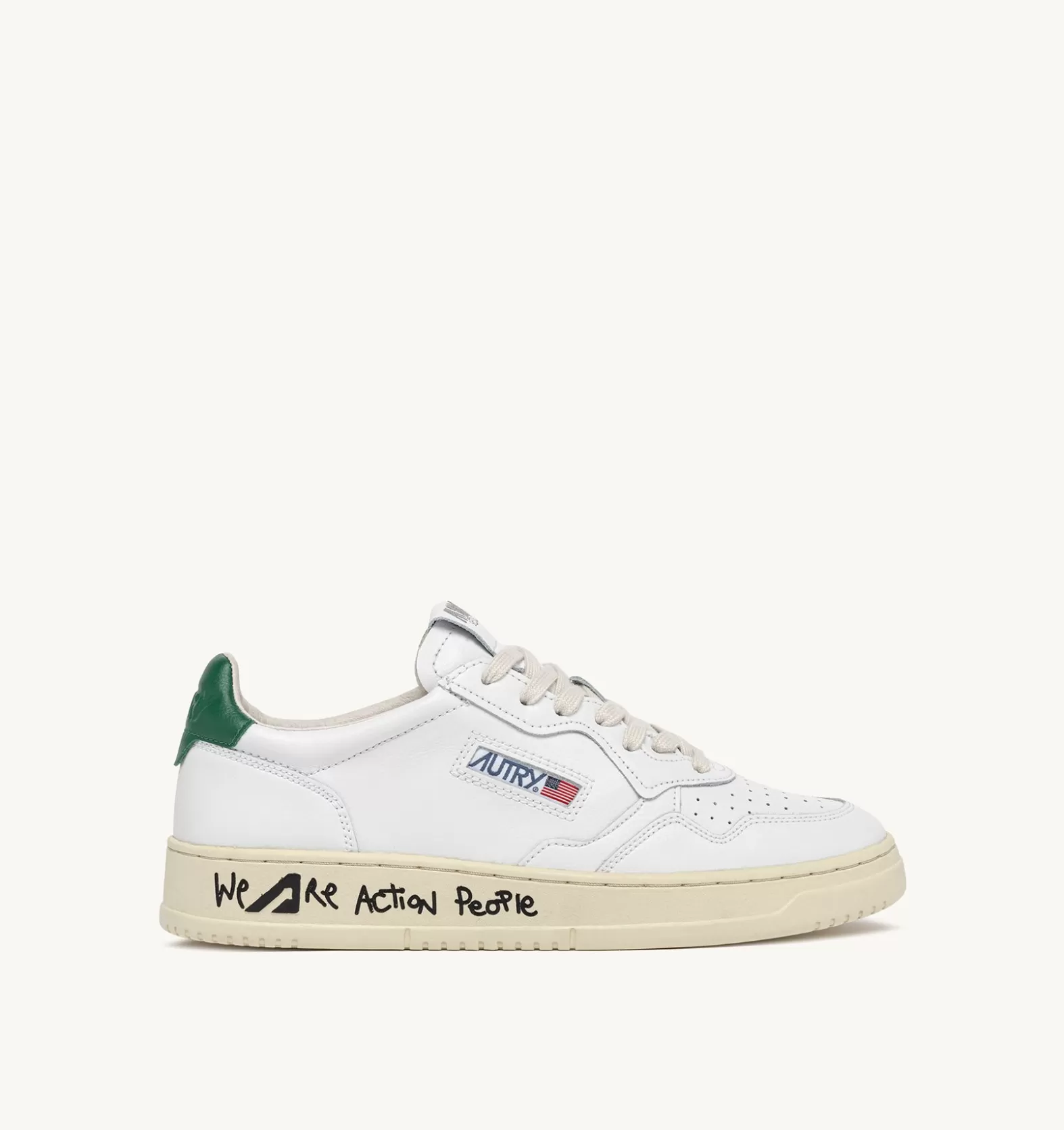 Medalist^AUTRY Medalist Low Sneakers In White And Amazon Leather