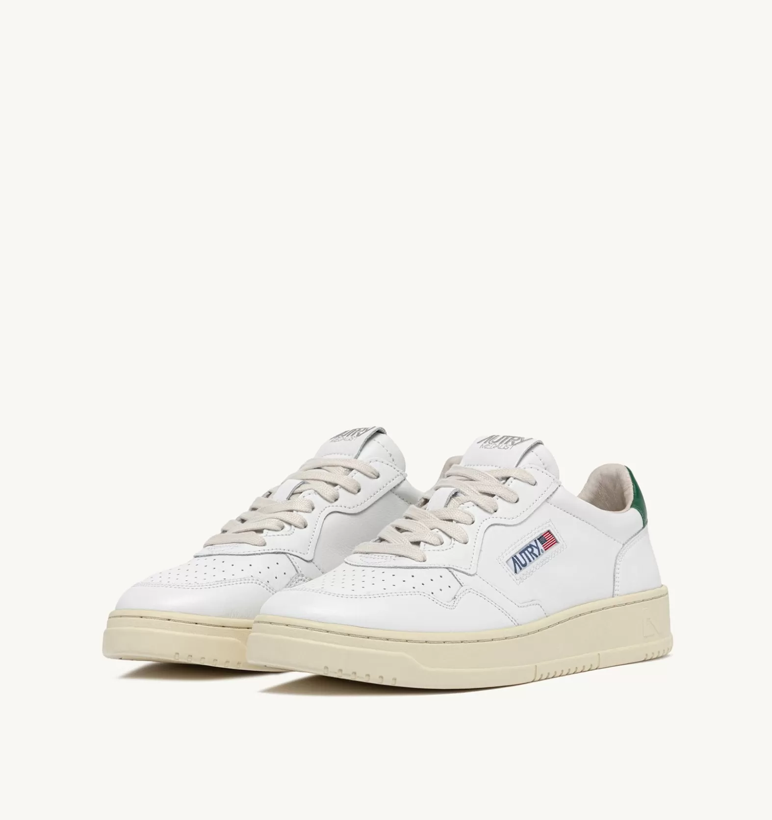Medalist^AUTRY Medalist Low Sneakers In White And Amazon Leather