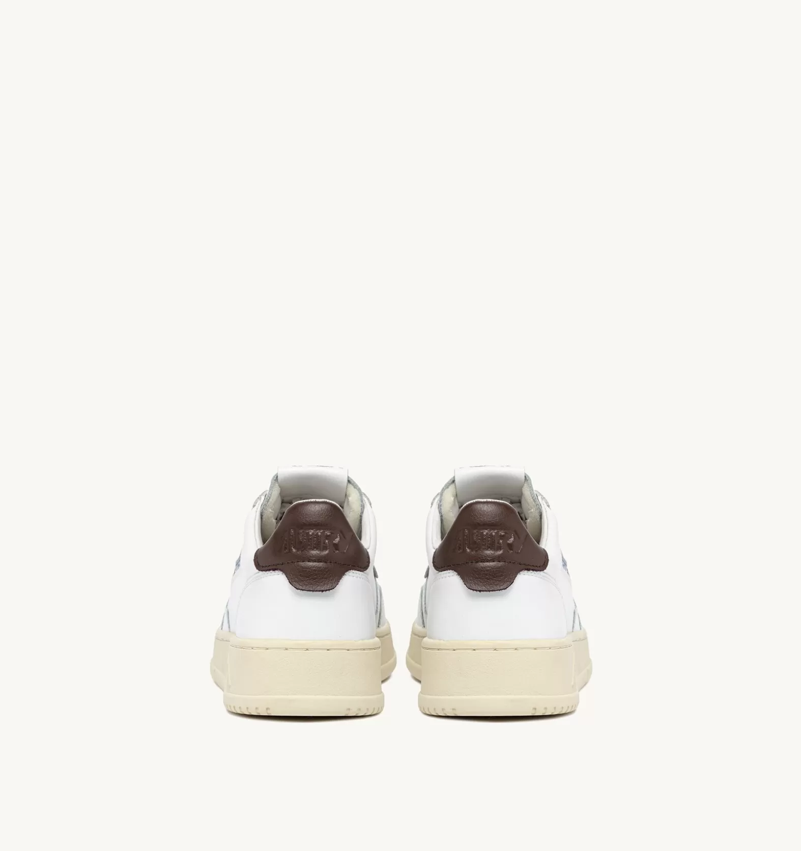 Medalist^AUTRY Medalist Low Sneakers In White And Brown Leather