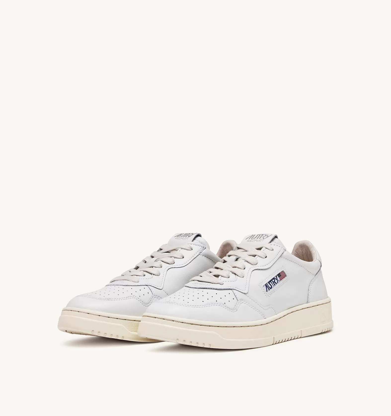 Medalist^AUTRY Medalist Low Sneakers In White And Draw Action Print Leather
