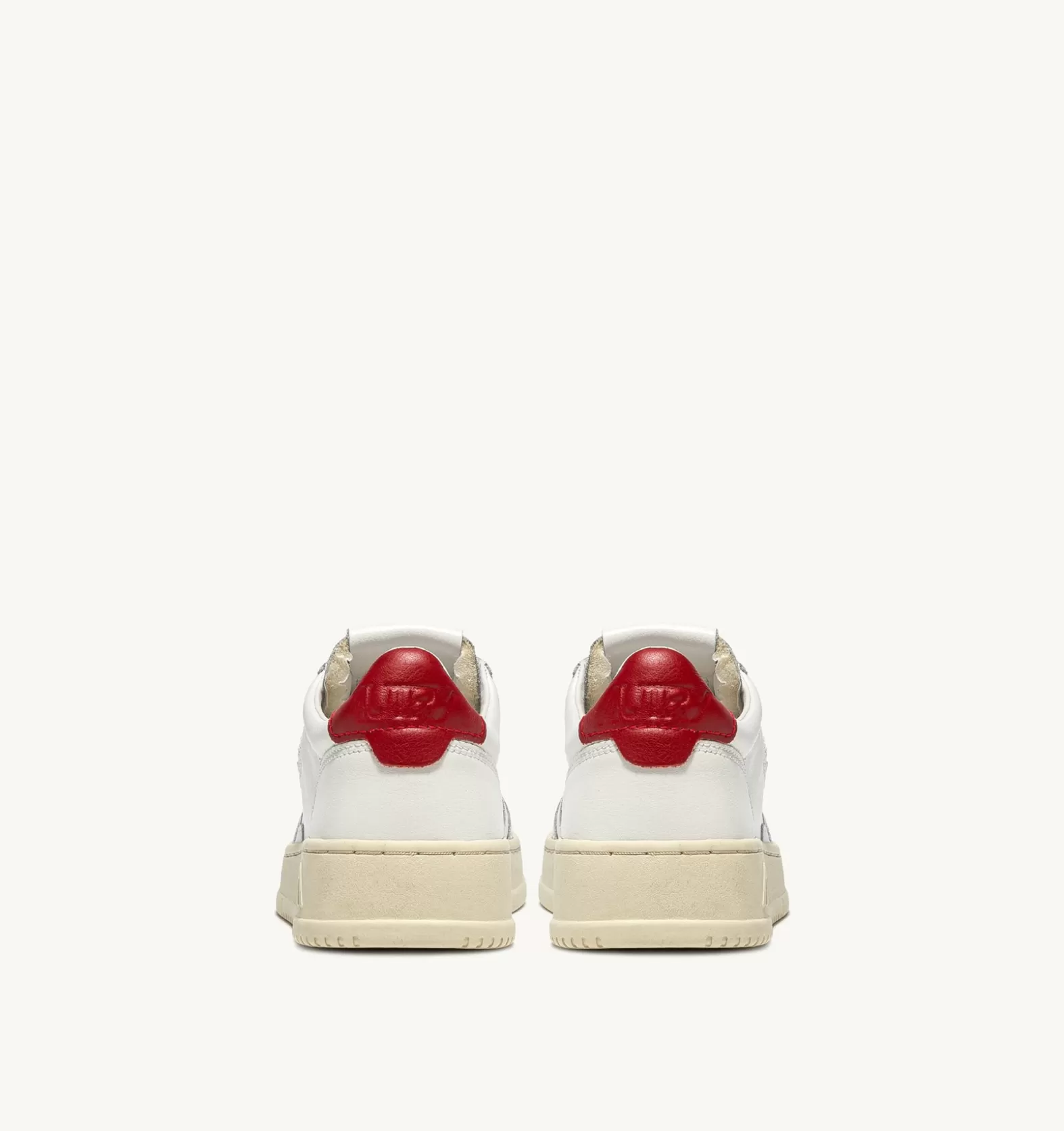Medalist^AUTRY Medalist Low Sneakers In White And Red Leather