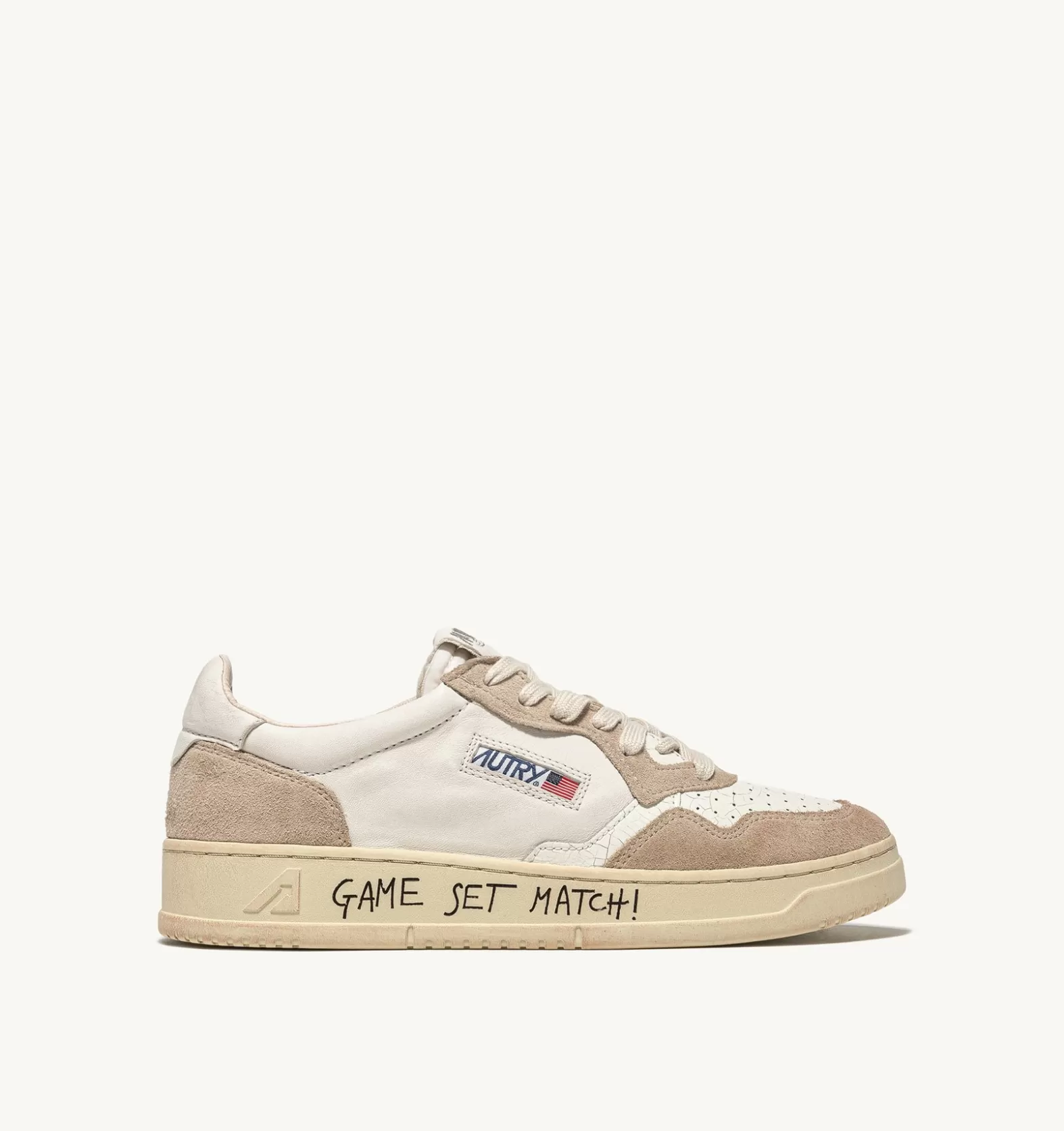 Medalist^AUTRY Medalist Low Sneakers In White Leather And Suede