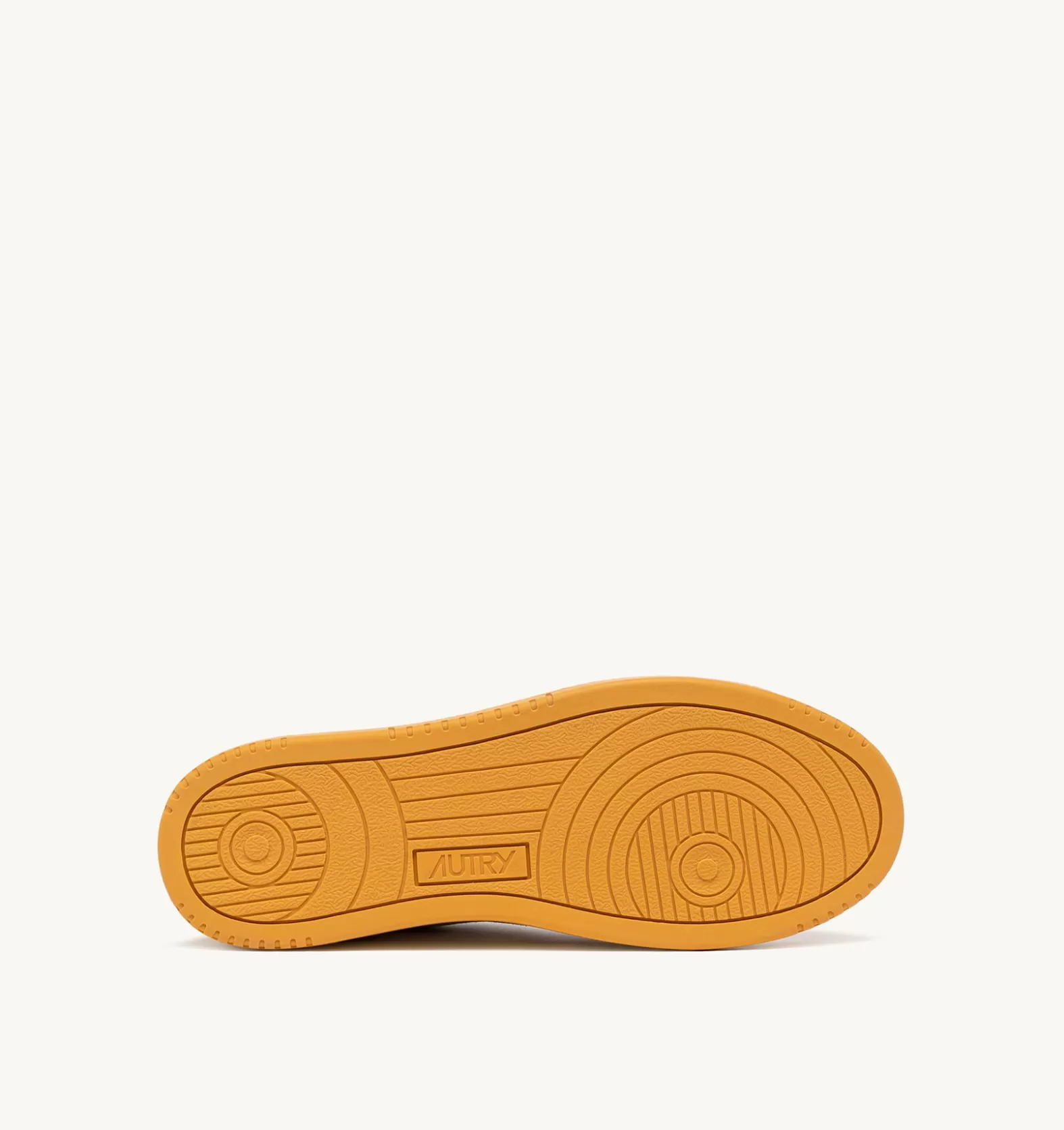 Medalist^AUTRY Medalist Low Sneakers In White Suede And Orange Hair-Effect Suede