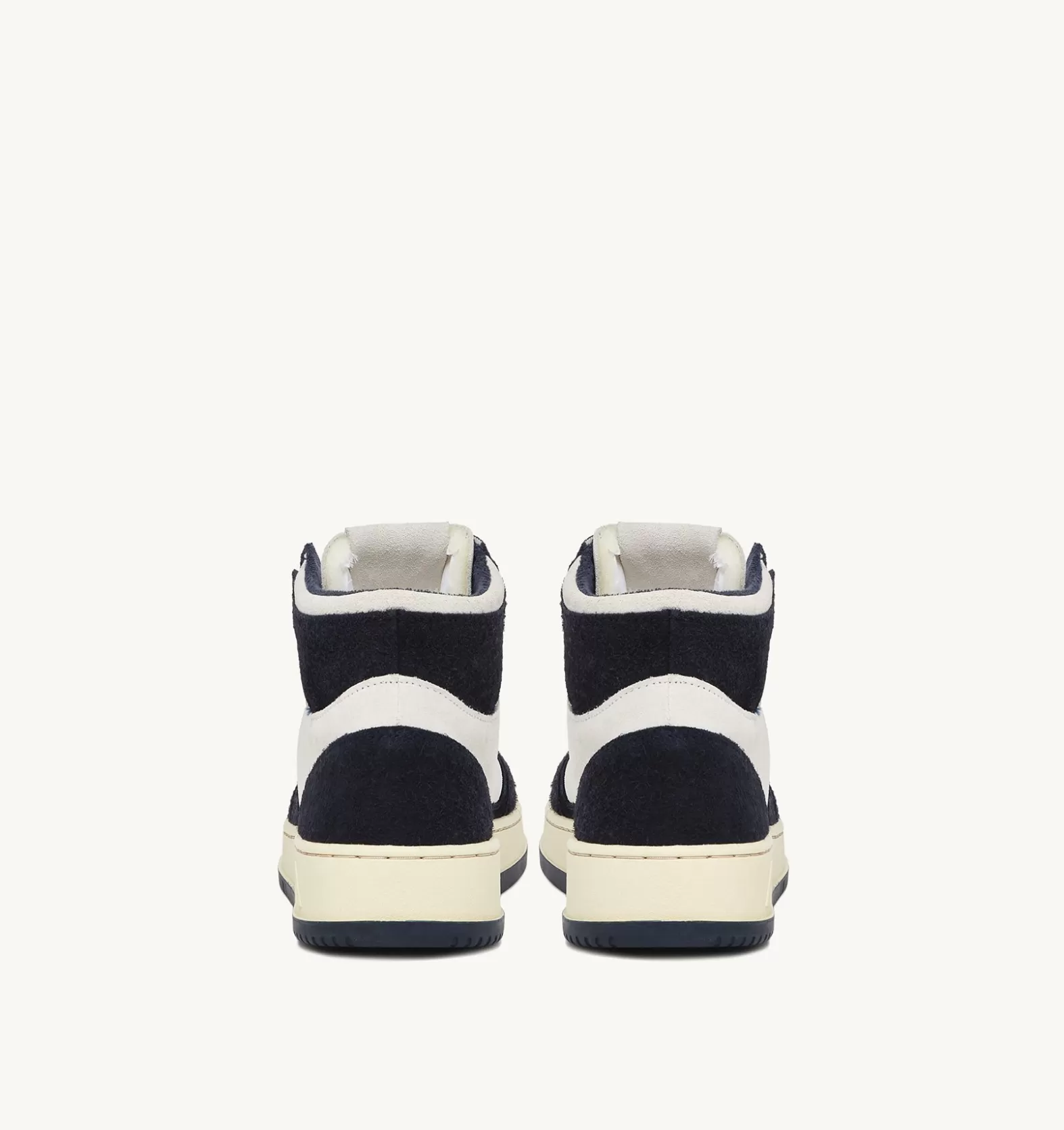 Medalist^AUTRY Medalist Mid Sneakers In Beige And Blue Suede
