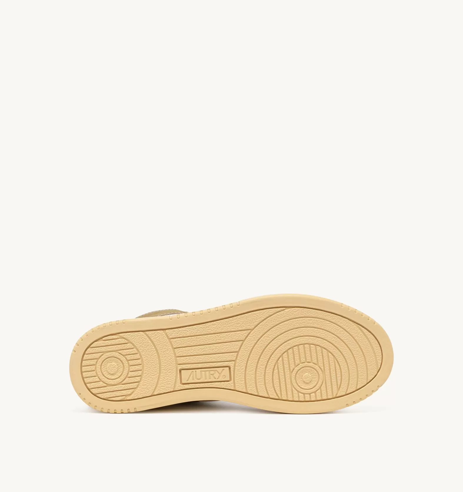 Medalist^AUTRY Medalist Mid Sneakers In Leather And Suede Color White And Mud Brown
