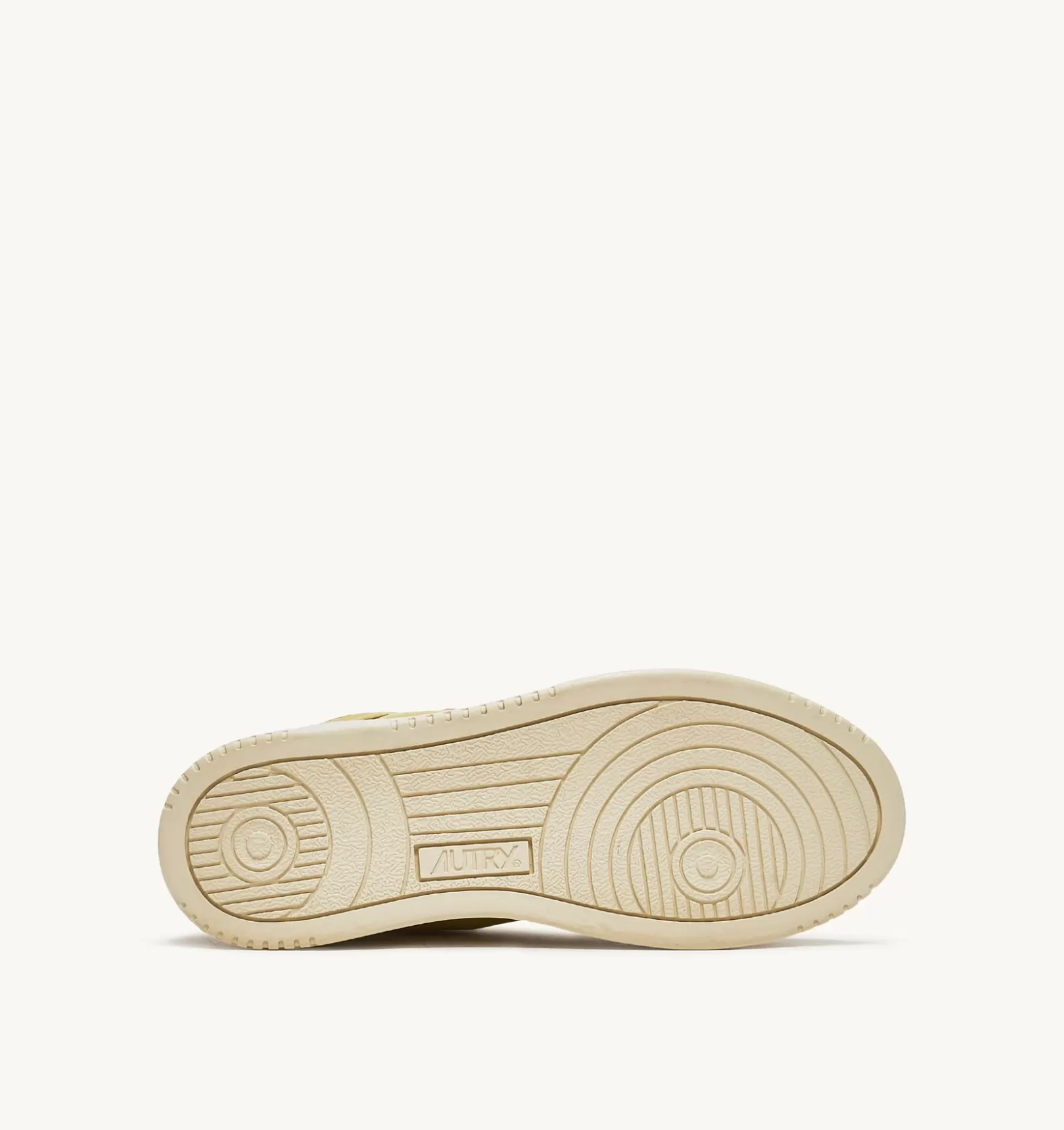 Medalist^AUTRY Medalist Mid Sneakers In Soft Goatskin Color Iris Yellow