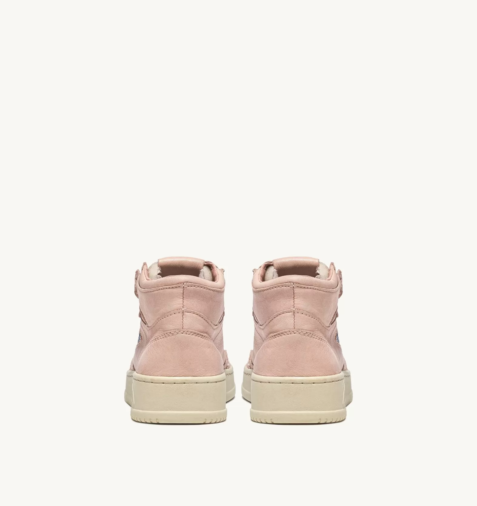 Medalist^AUTRY Medalist Mid Sneakers In Soft Goatskin Color Peach