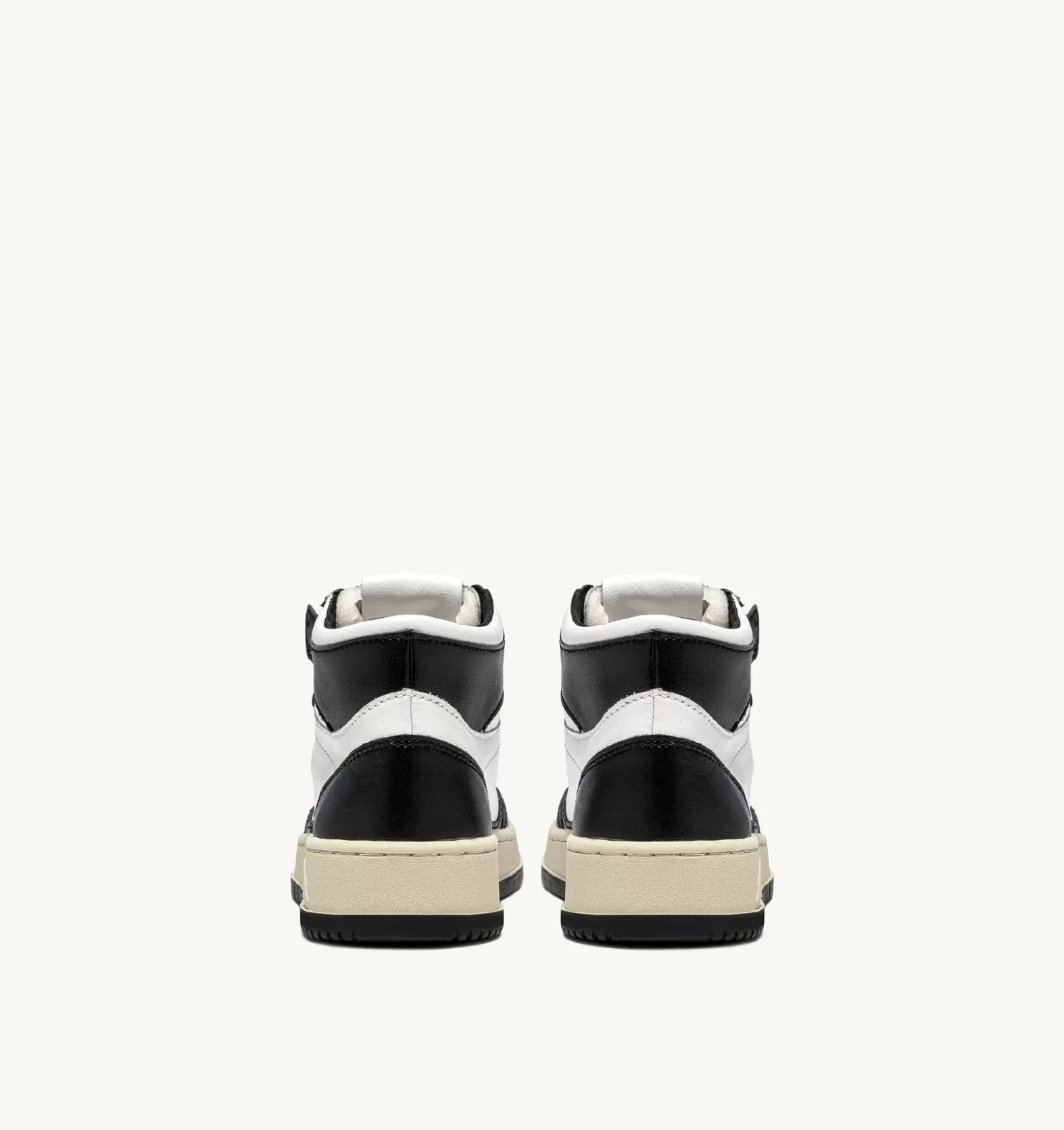 Medalist^AUTRY Medalist Mid Sneakers In Two-Tone Leather Color White And Black