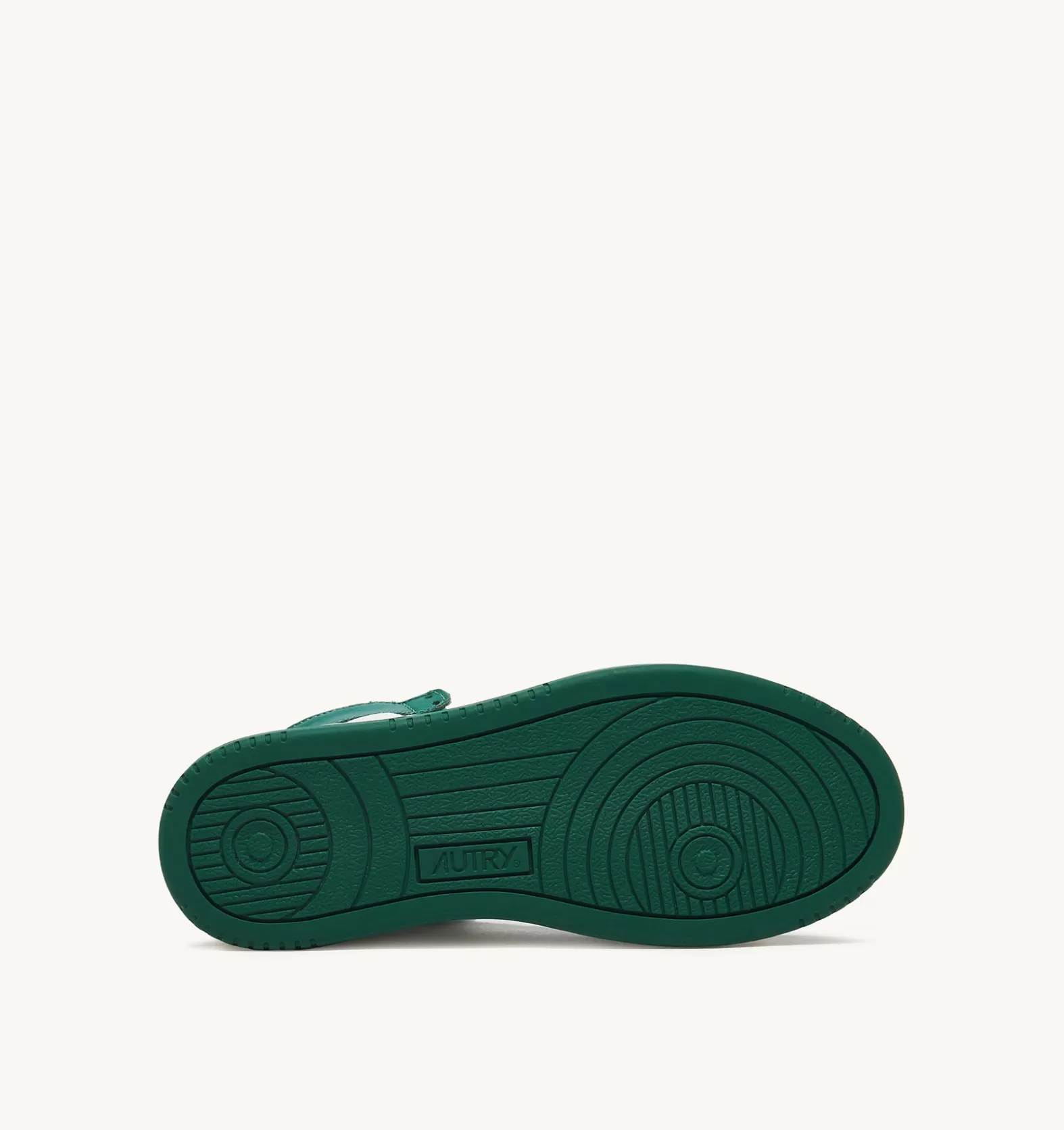 Medalist^AUTRY Medalist Mid Sneakers In Two-Tone Leather Color White And Green