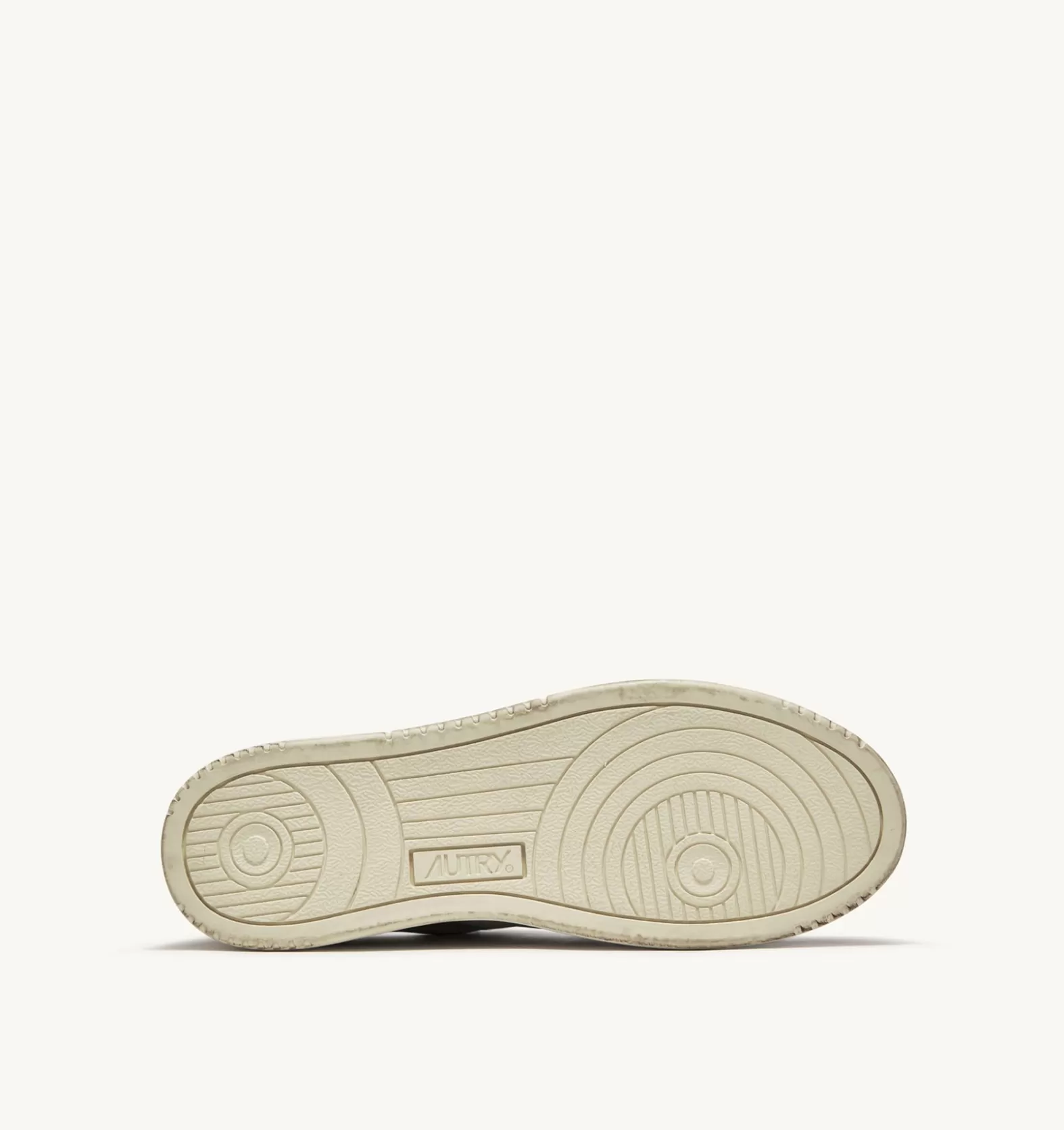 Super Vintage^AUTRY Medalist Super Vintage Low Sneakers In Leather White Silver And Black