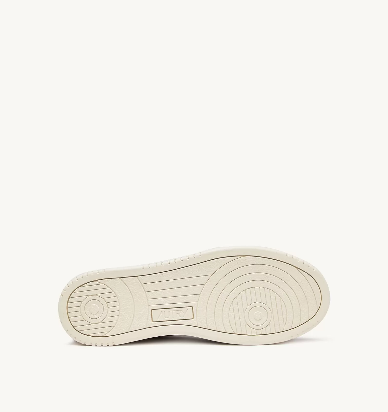 Open^AUTRY Open Low Sneakers In Leather Color White And Academy Blue