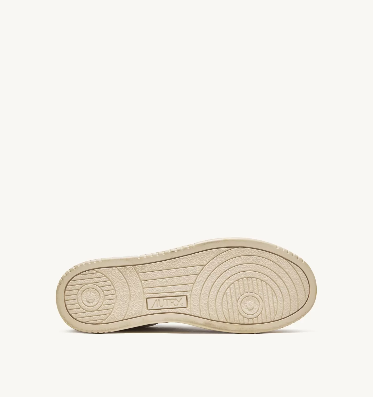 Super Vintage^AUTRY Super Vintage Low Sneakers In Yellowing Effect Leather Color White