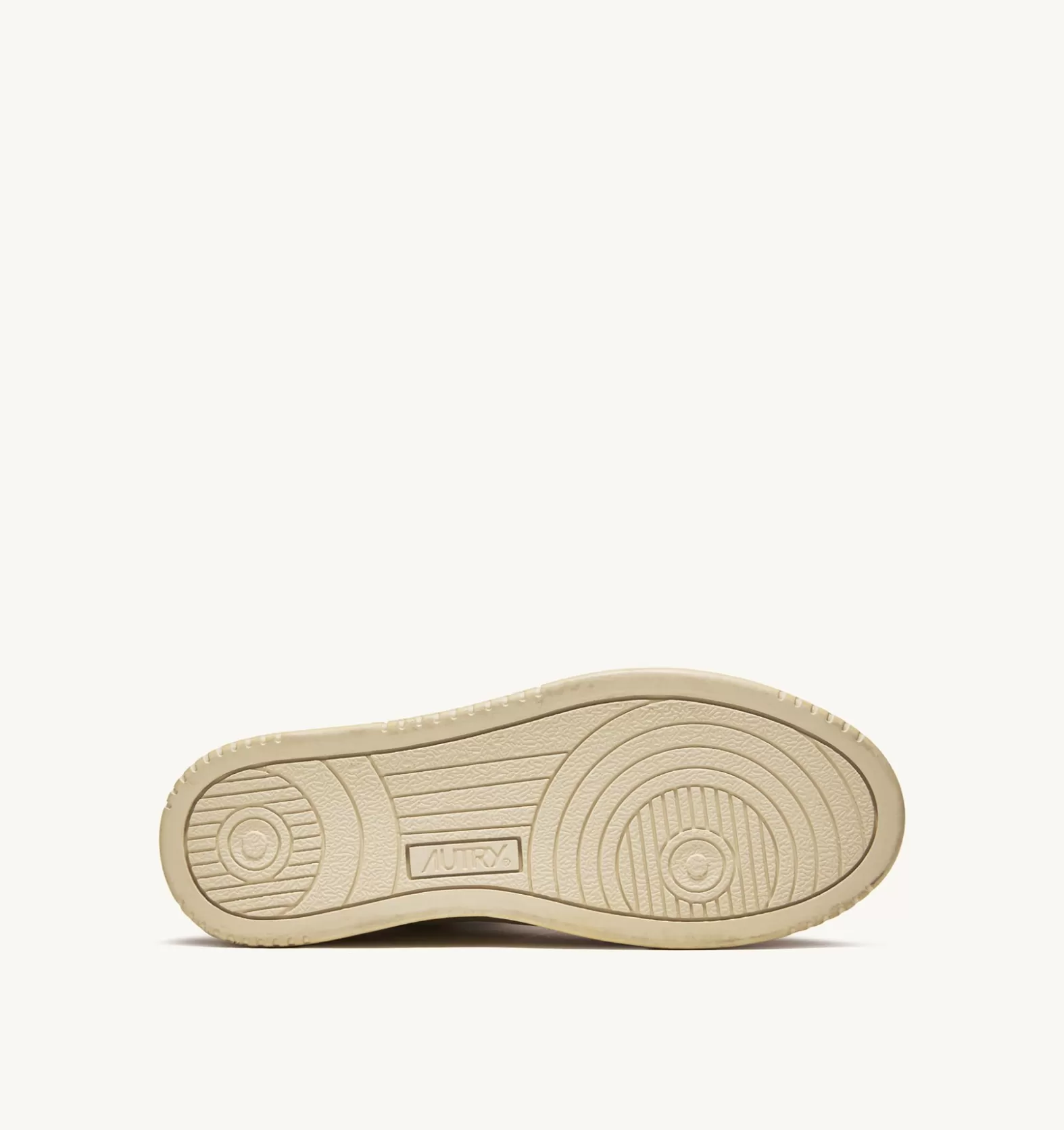 Super Vintage^AUTRY Super Vintage Low Sneakers In Yellowing Effect Leather Color White And Lavender