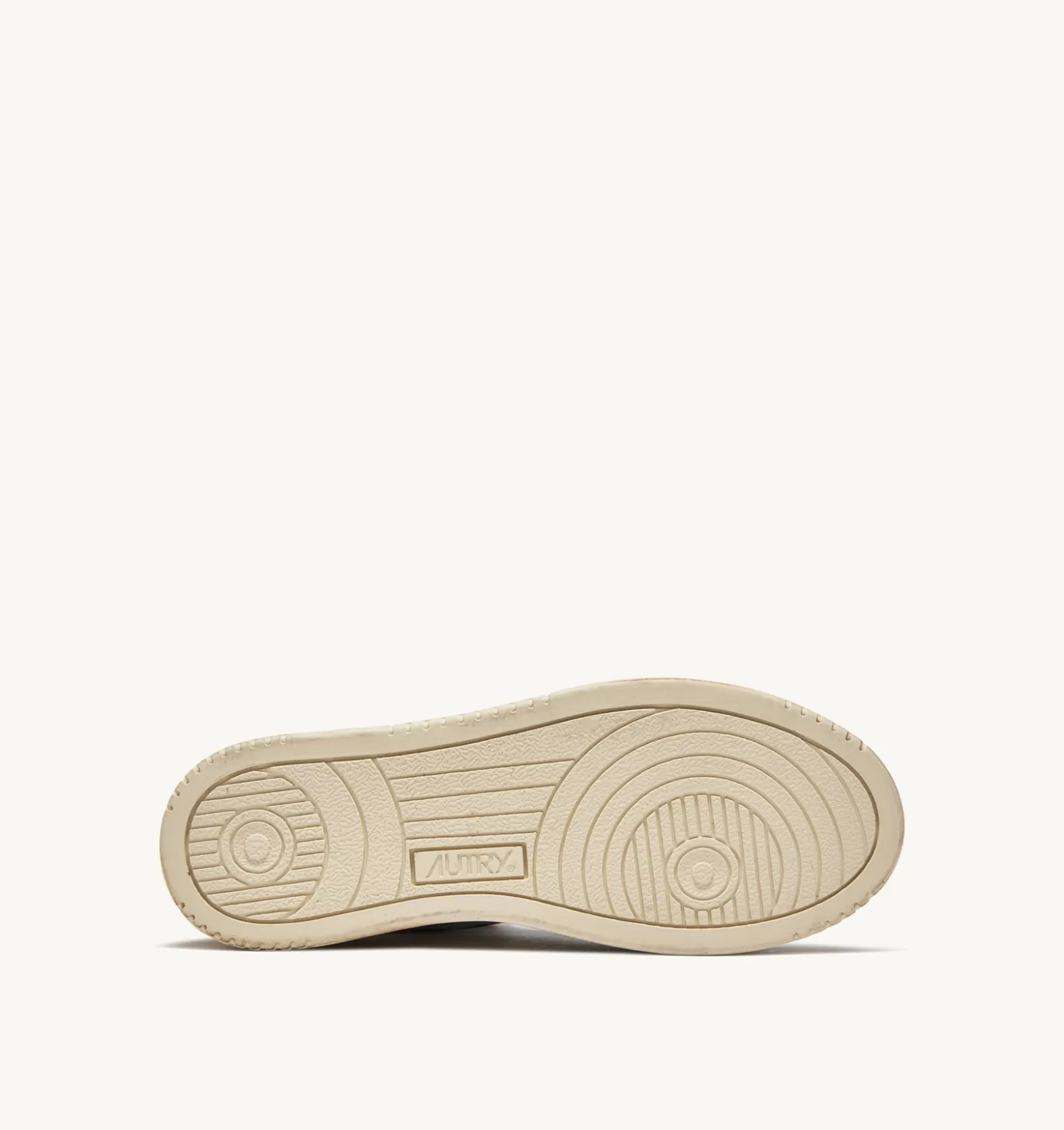 Super Vintage^AUTRY Super Vintage Mid Sneakers In Leather Color White Brown And Honey