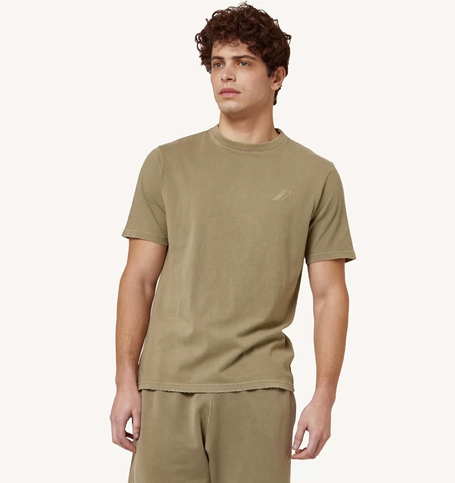 Top^AUTRY Supervintage Crew Neck T-Shirt Color Green
