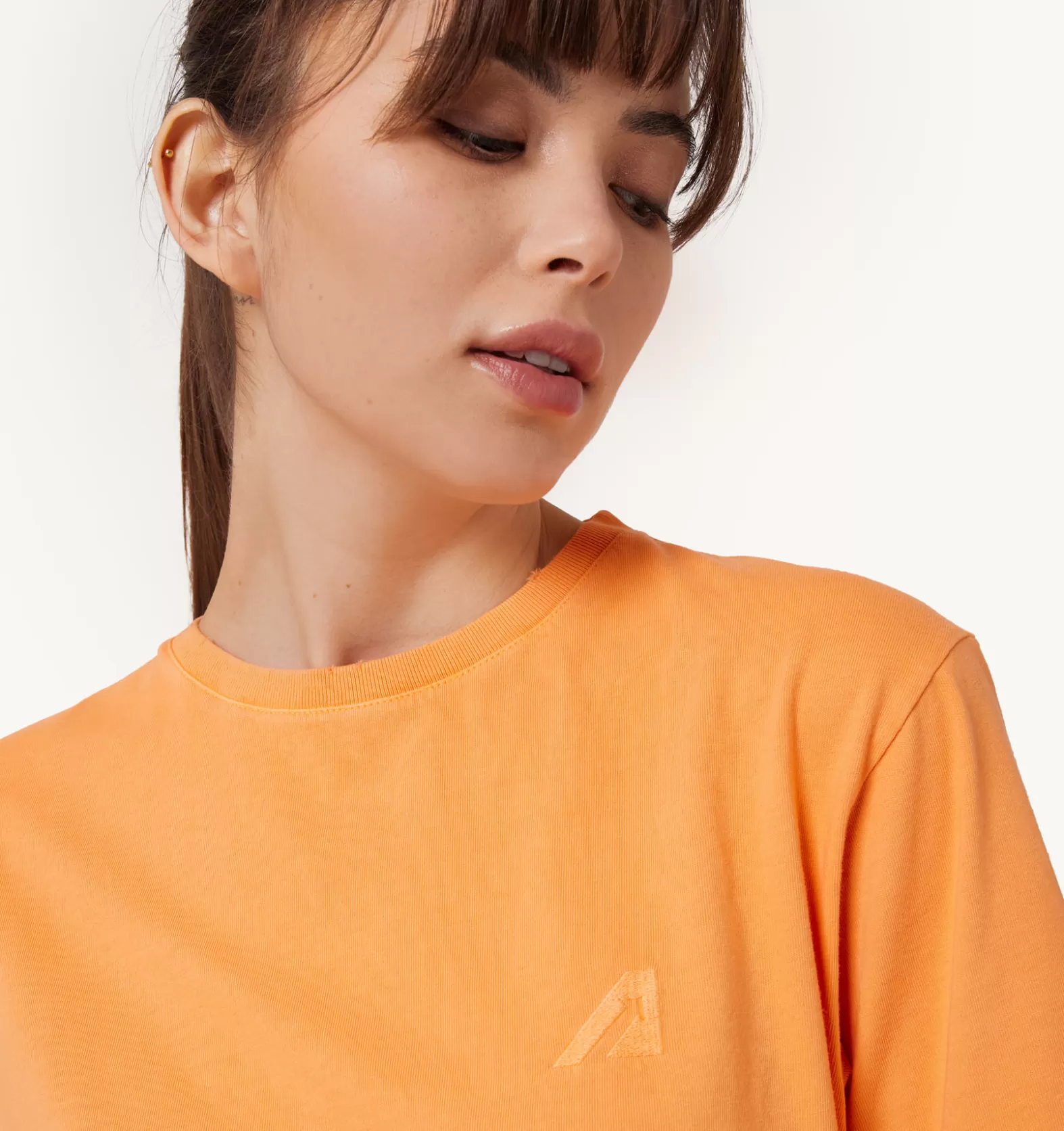 Top^AUTRY Supervintage Crew Neck T-Shirt Color Orange