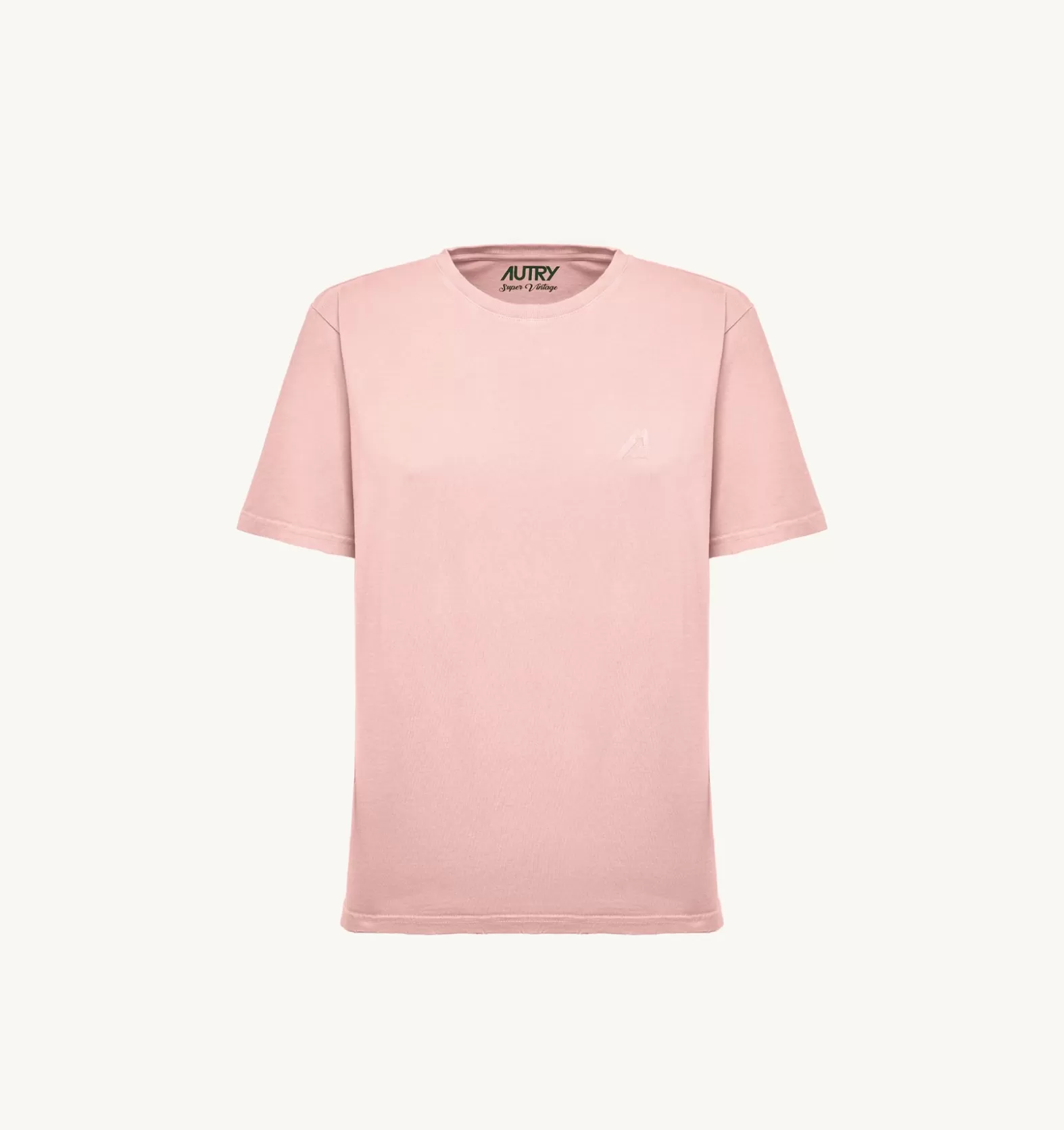 Top^AUTRY Supervintage Crew Neck T-Shirt Color Pink