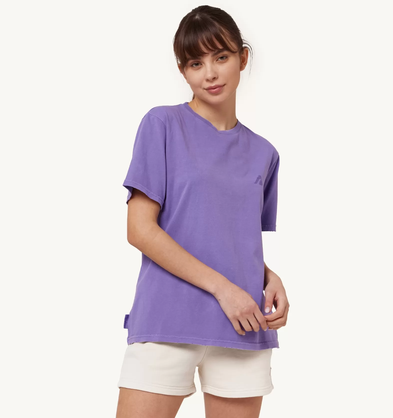 Top^AUTRY Supervintage Crew Neck T-Shirt Color Purple