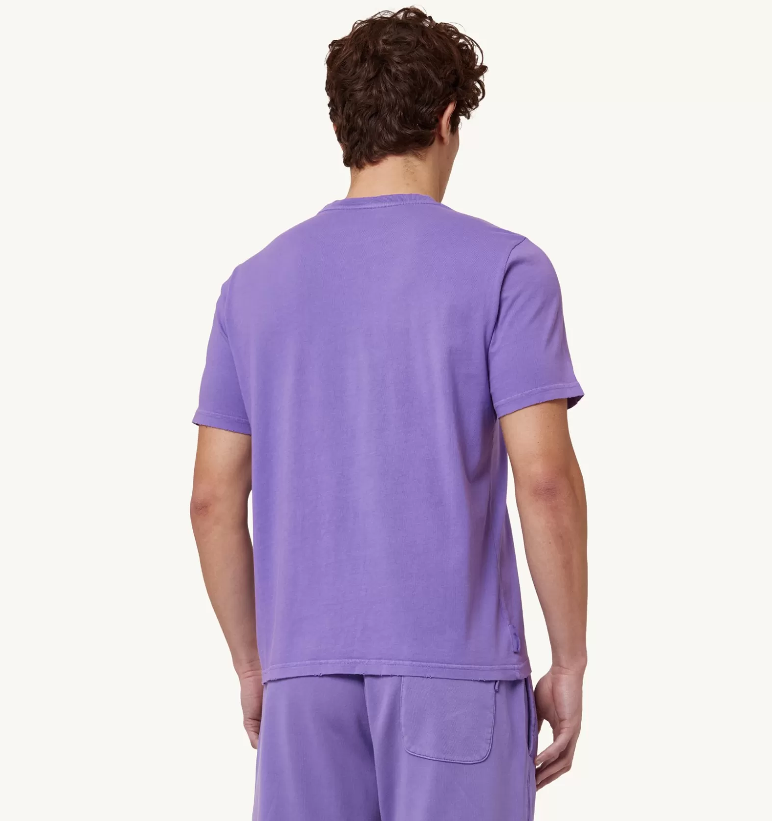 Top^AUTRY Supervintage Crew Neck T-Shirt Color Purple