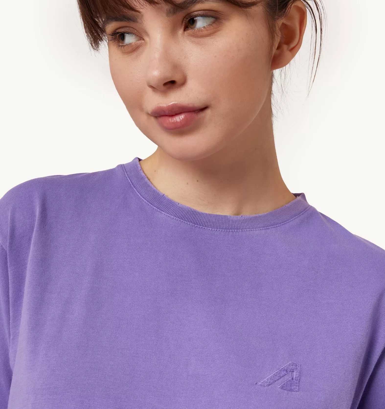 Top^AUTRY Supervintage Crew Neck T-Shirt Color Purple