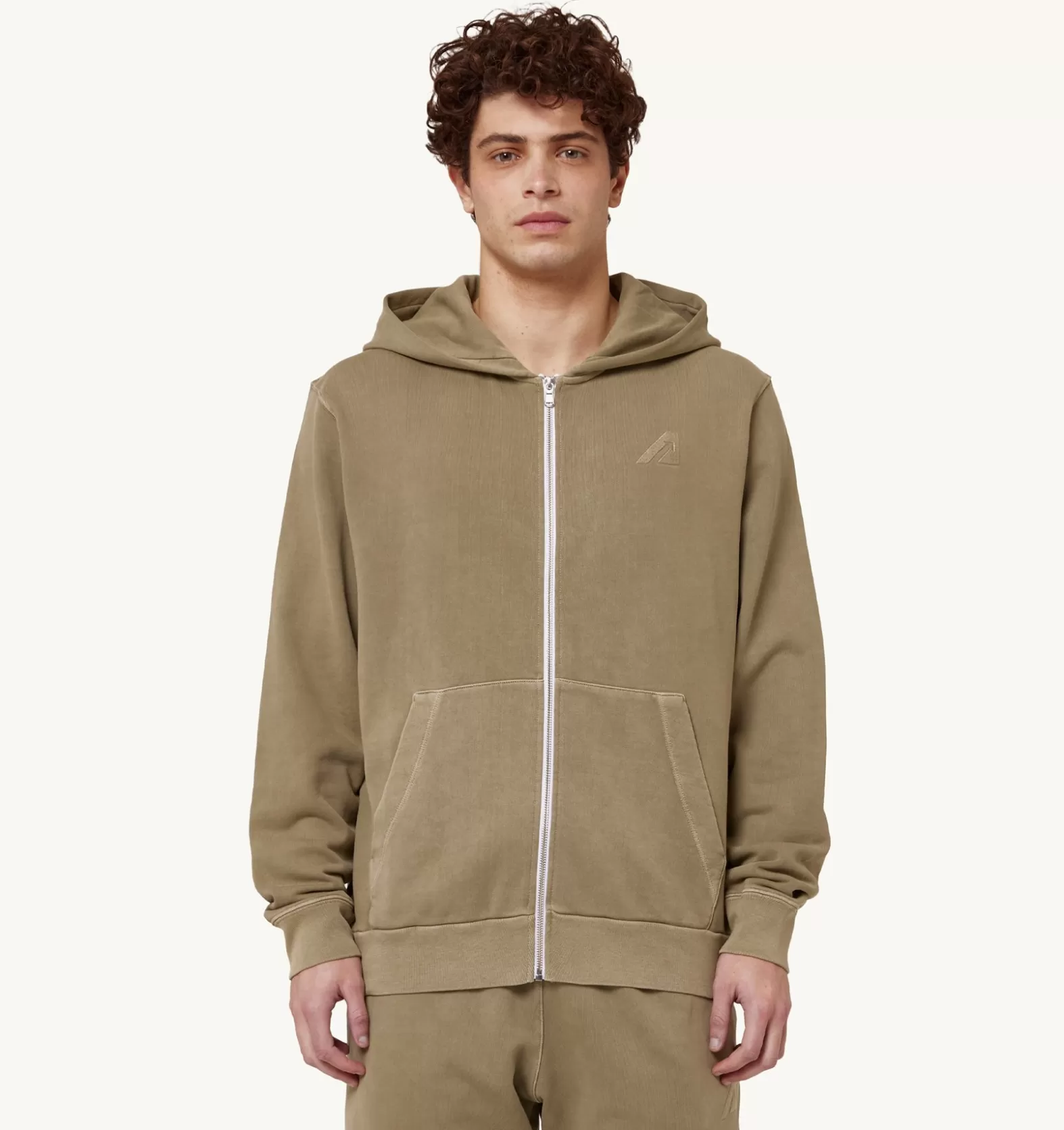 Top^AUTRY Supervintage Hooded Sweatshirt Color Green