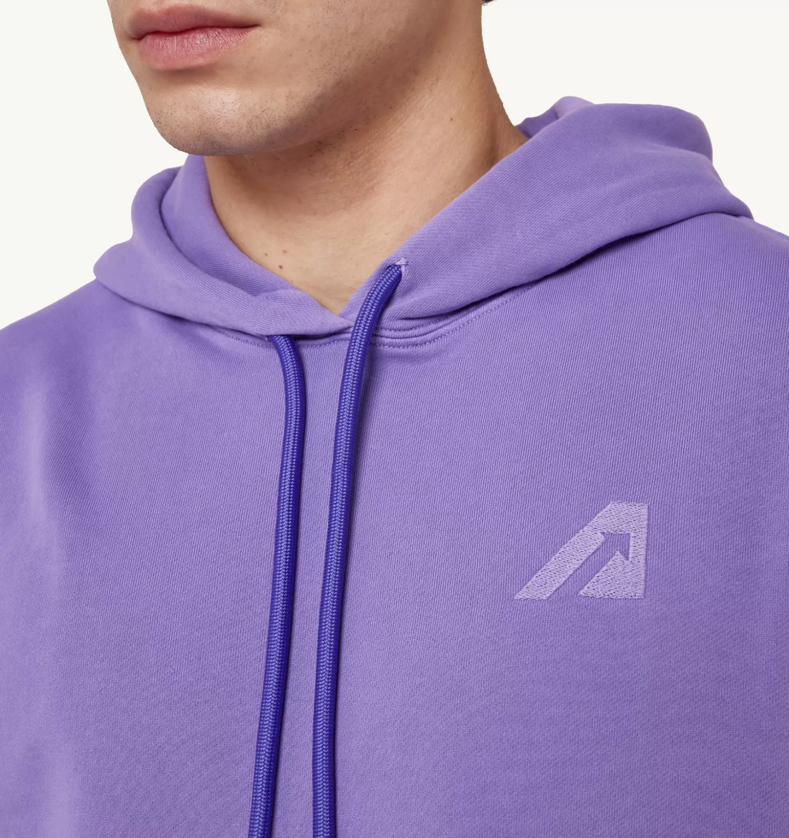 Top^AUTRY Supervintage Hooded Sweatshirt Color Purple
