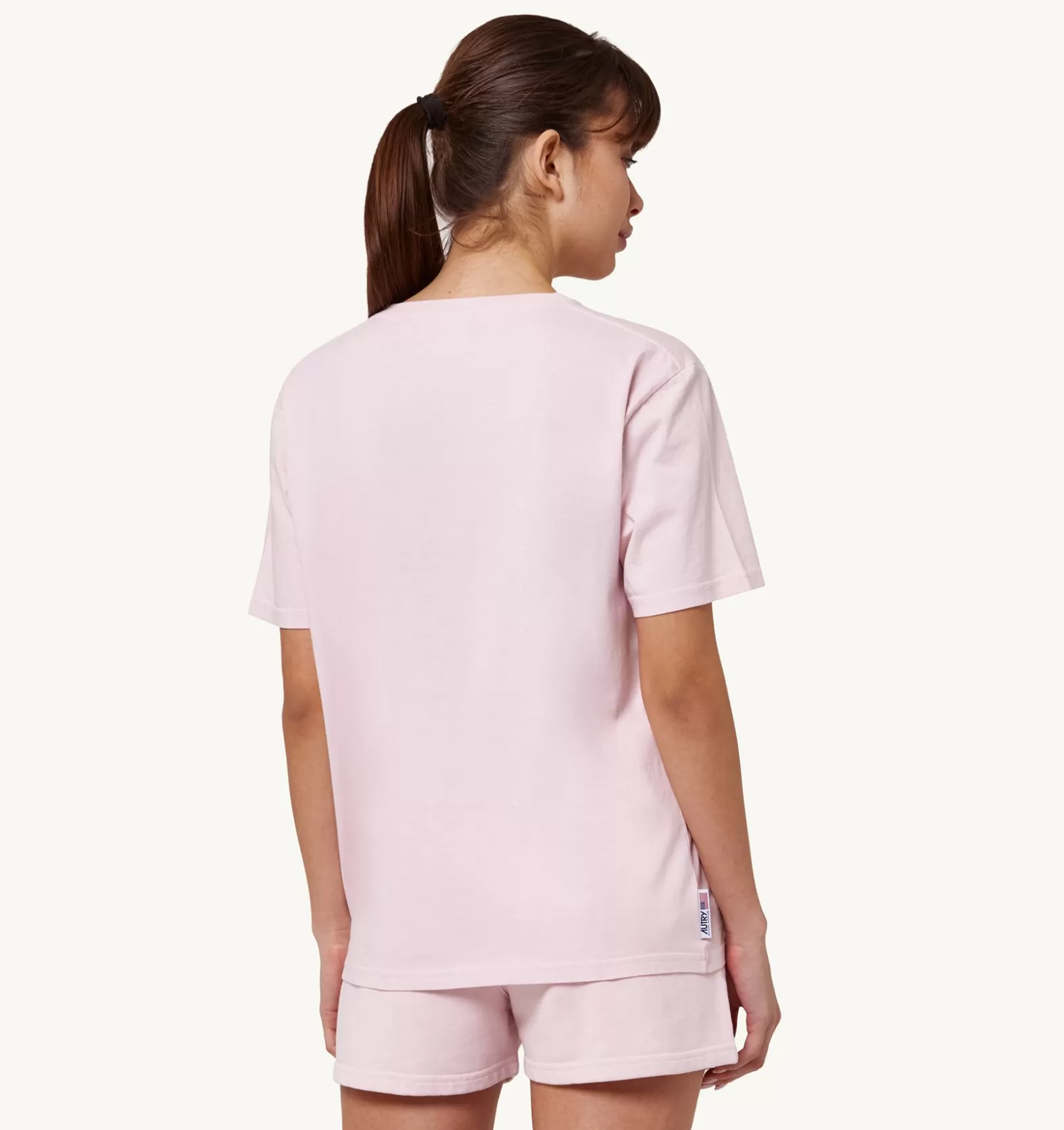 Top^AUTRY Tennis Academy Crew Neck T-Shirt Color Pink