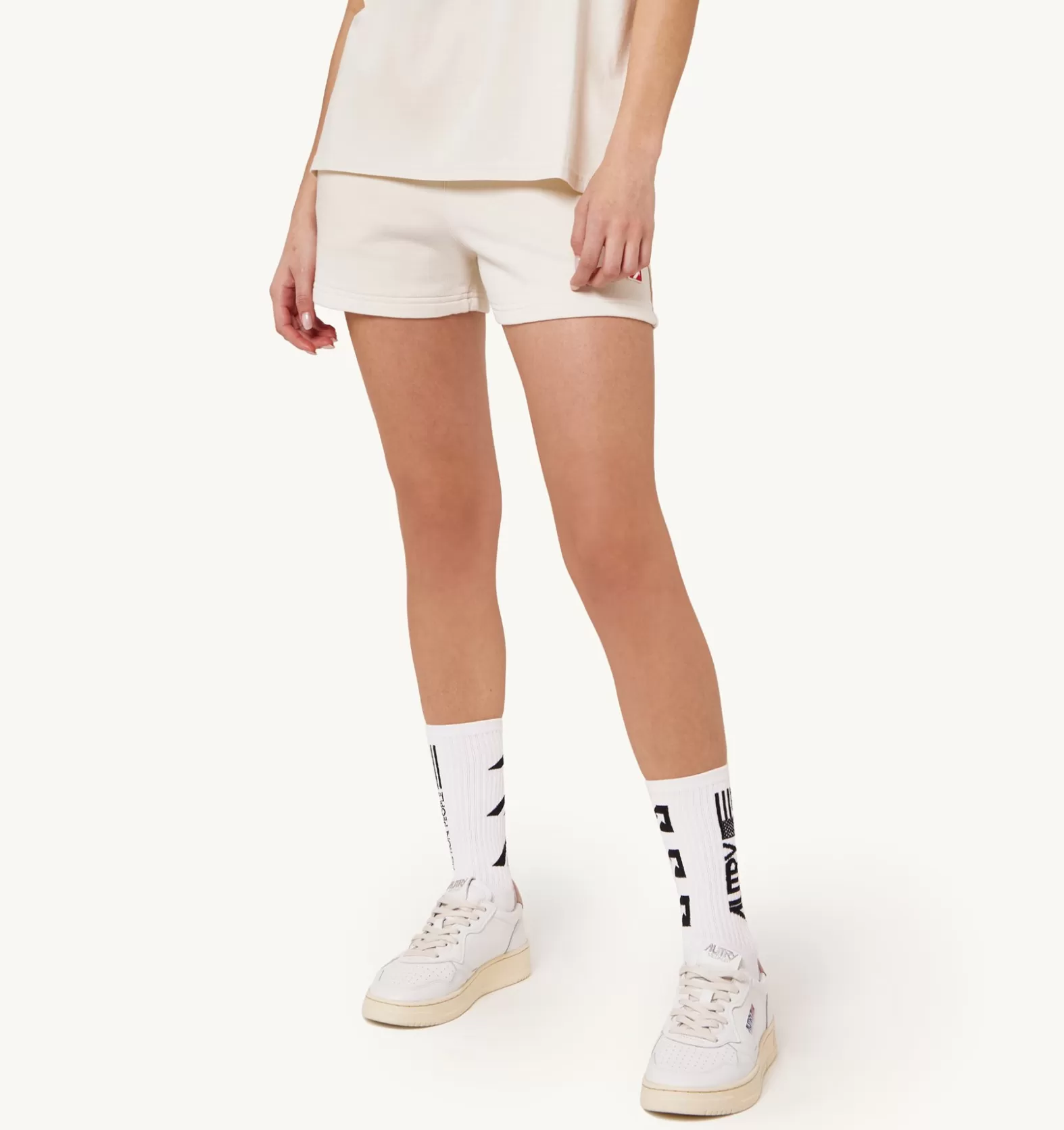 Bottom^AUTRY Tennis Academy Shorts Color White