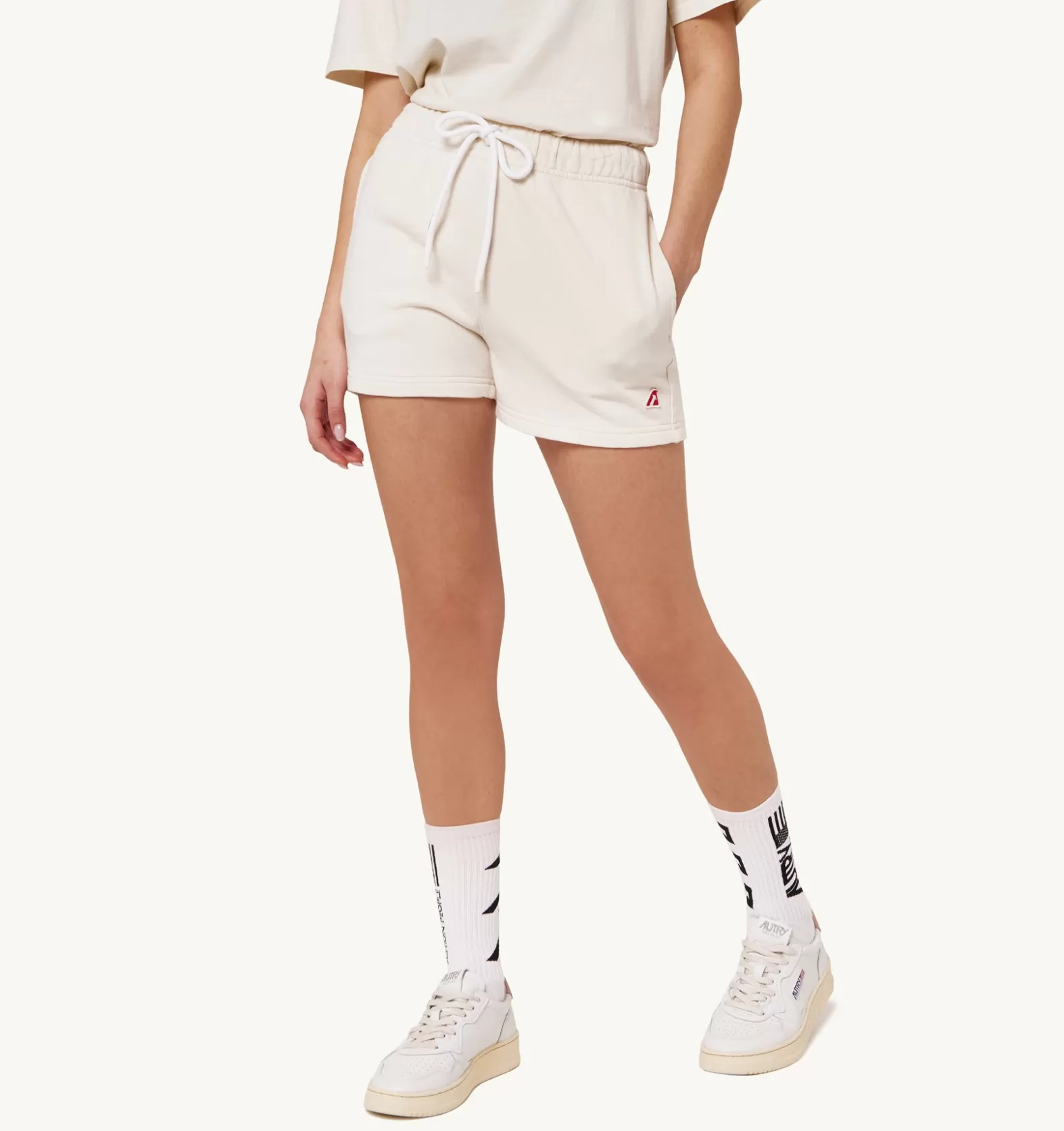 Bottom^AUTRY Tennis Academy Shorts Color White