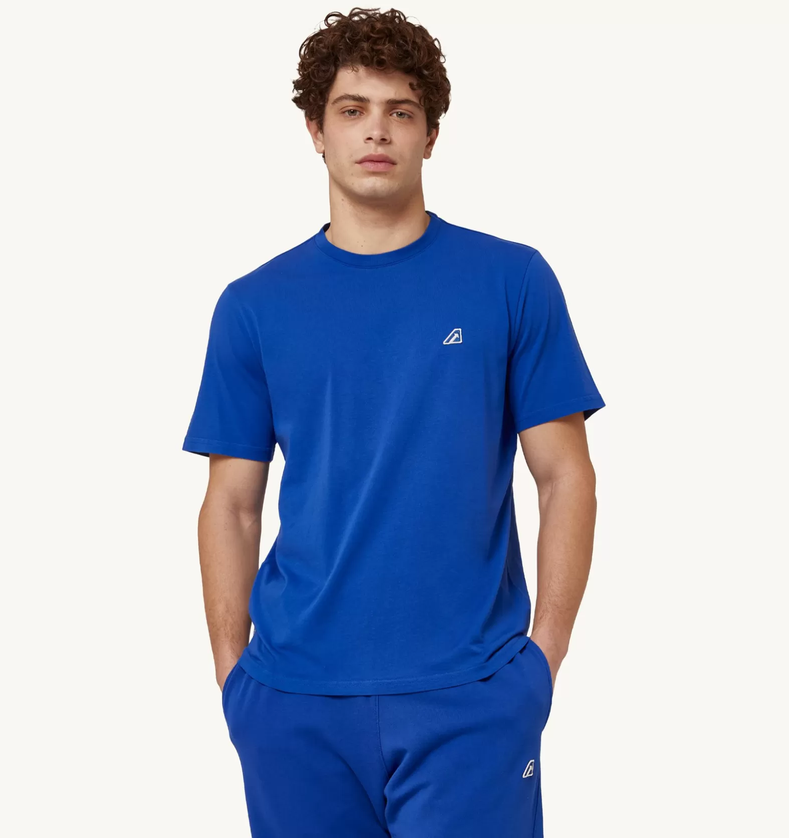Top^AUTRY Tennis Crew Neck T-Shirt Color Blue