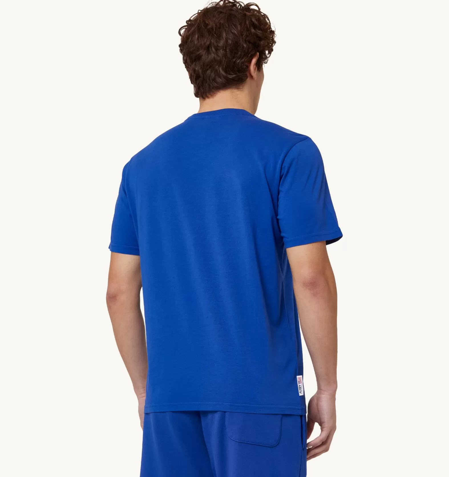 Top^AUTRY Tennis Crew Neck T-Shirt Color Blue