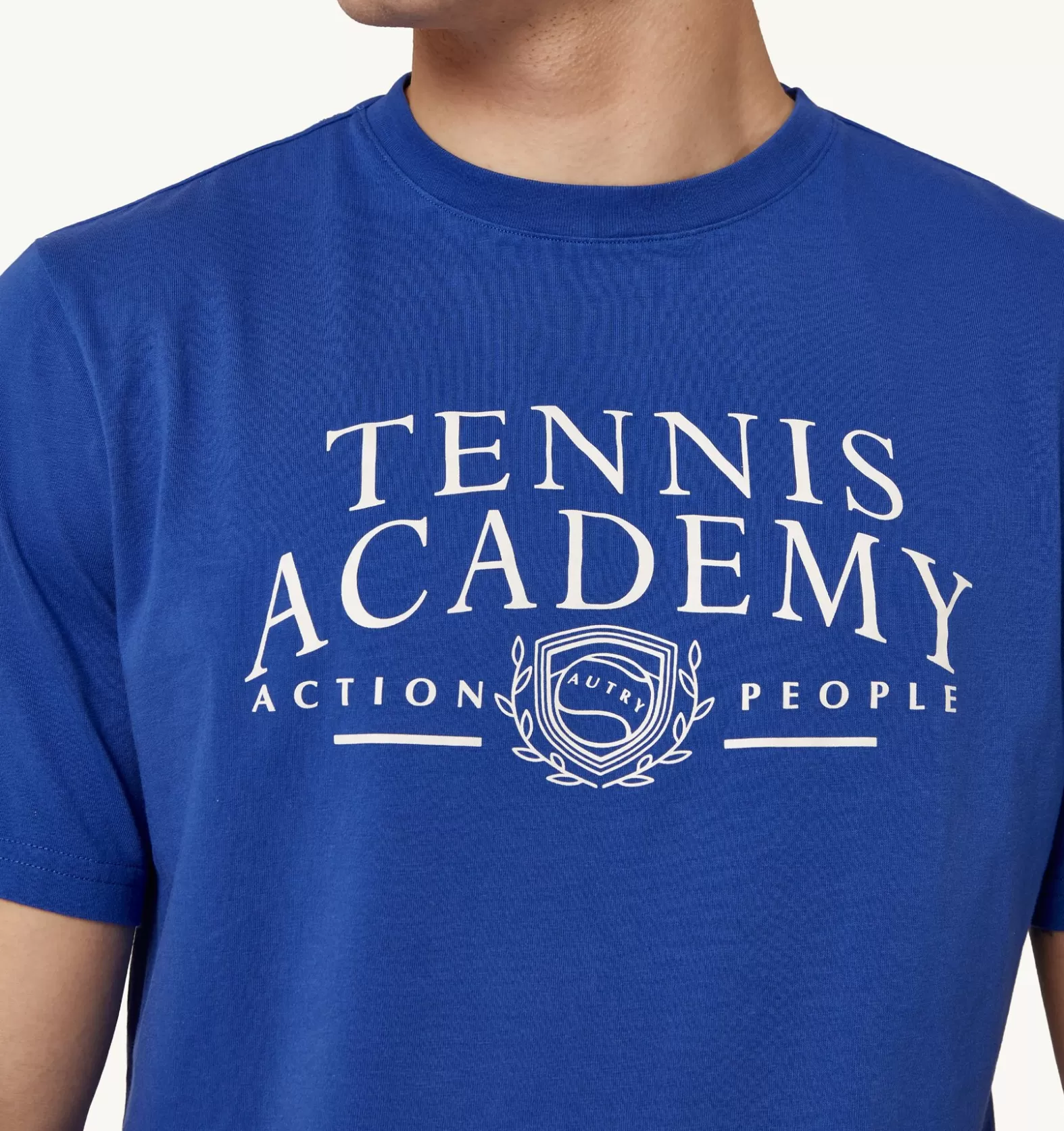 Top^AUTRY Tennis Crew Neck T-Shirt Color Blue