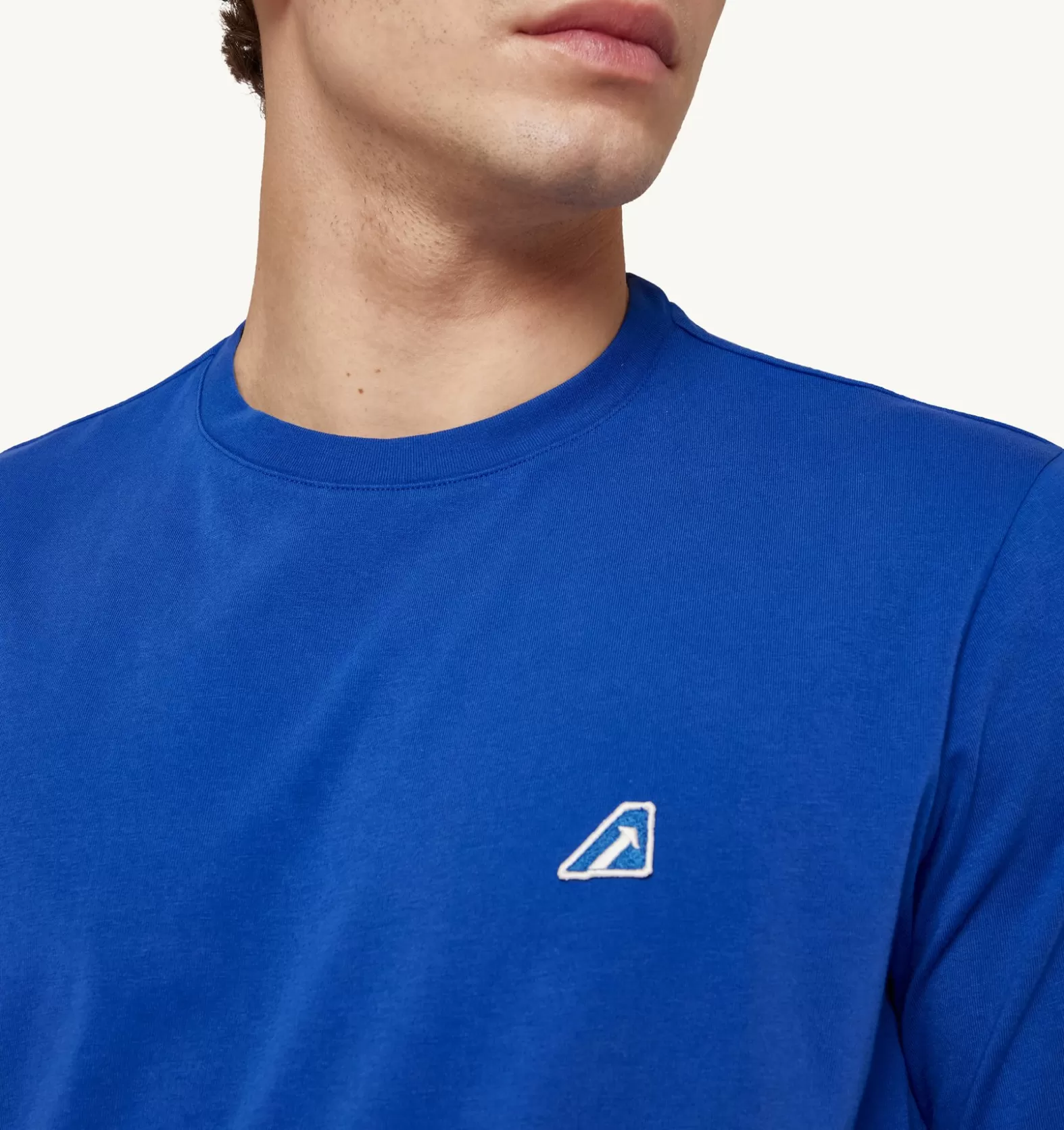 Top^AUTRY Tennis Crew Neck T-Shirt Color Blue