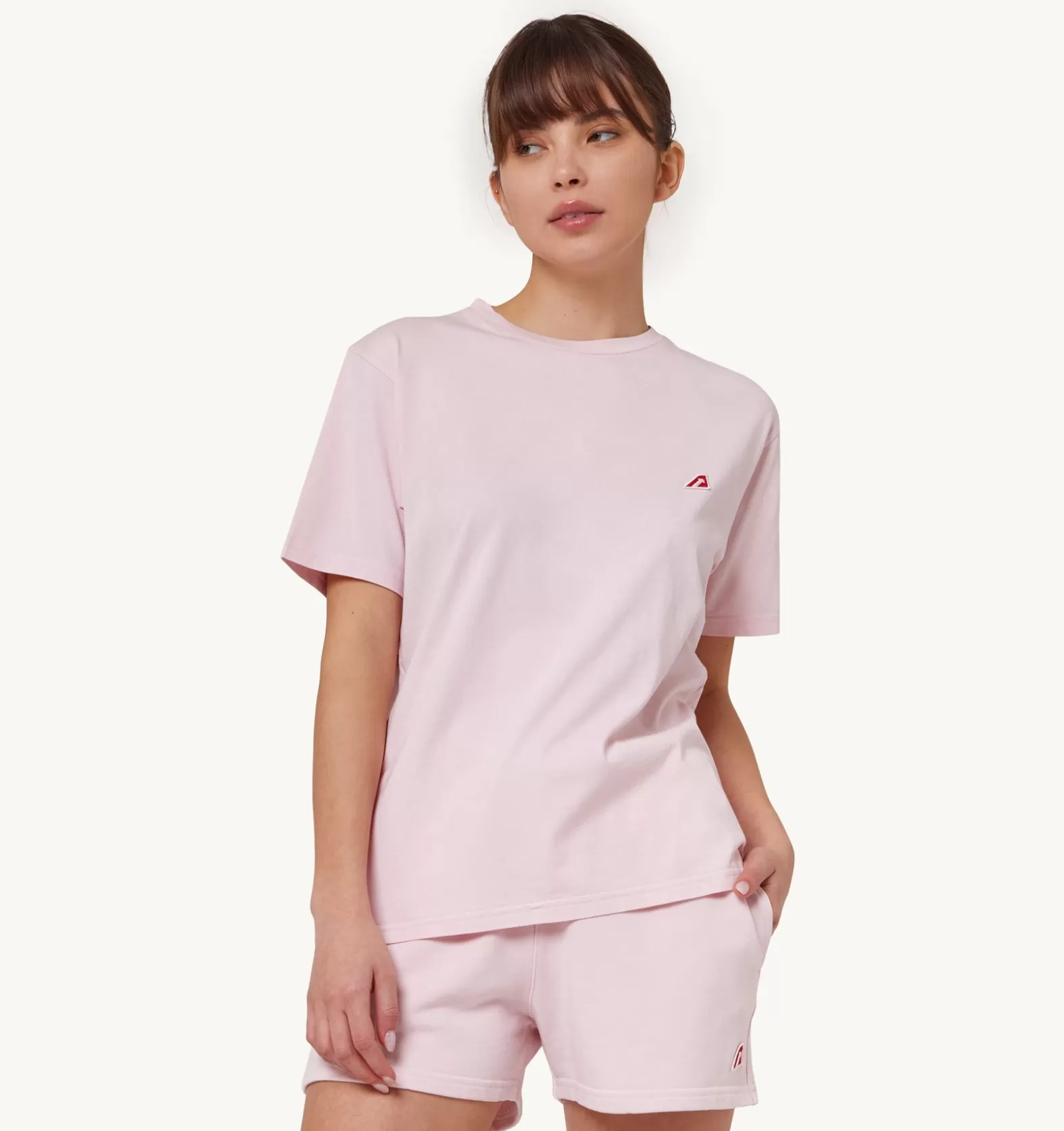 Top^AUTRY Tennis Crew Neck T-Shirt Color Pink