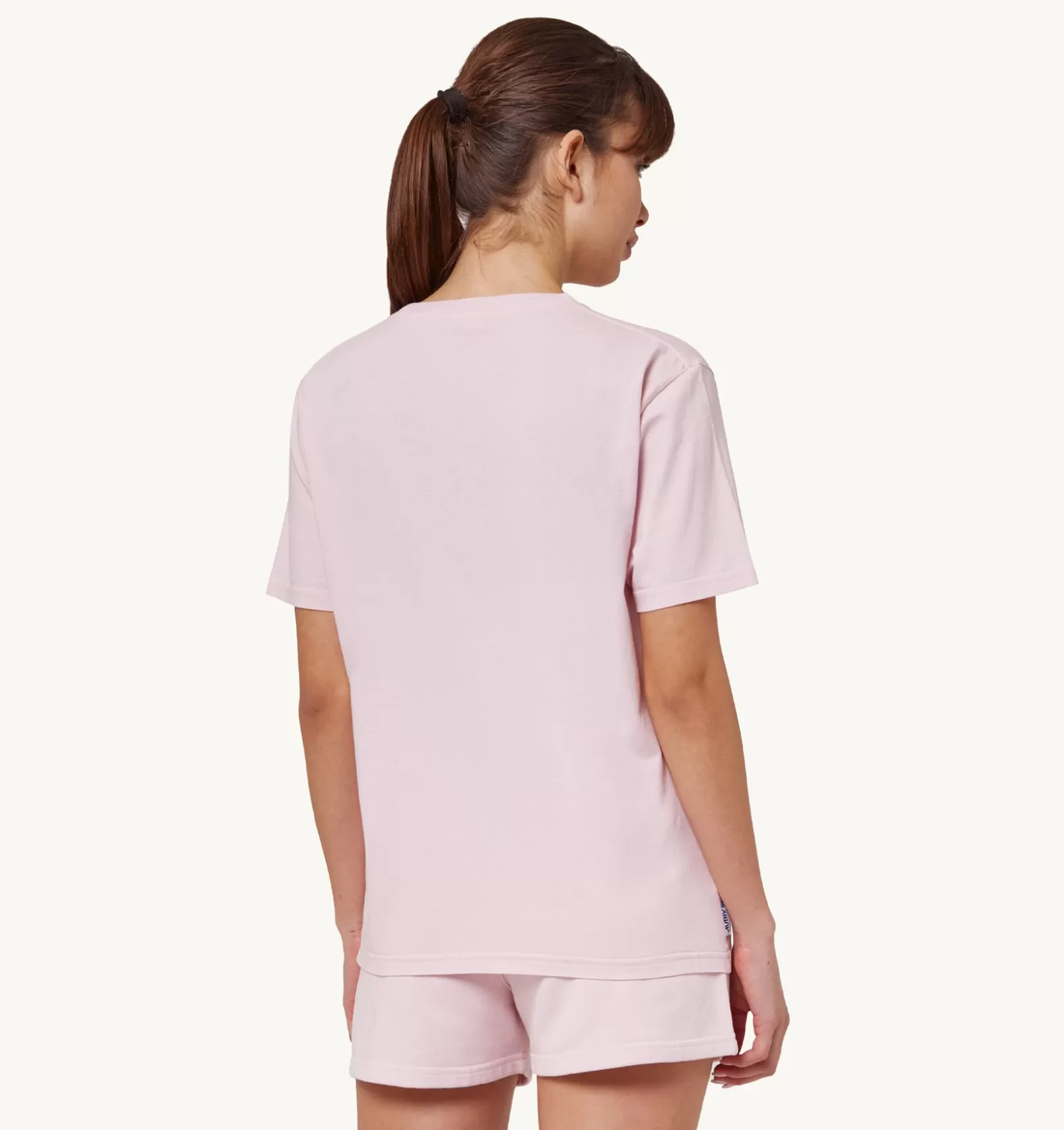 Top^AUTRY Tennis Crew Neck T-Shirt Color Pink