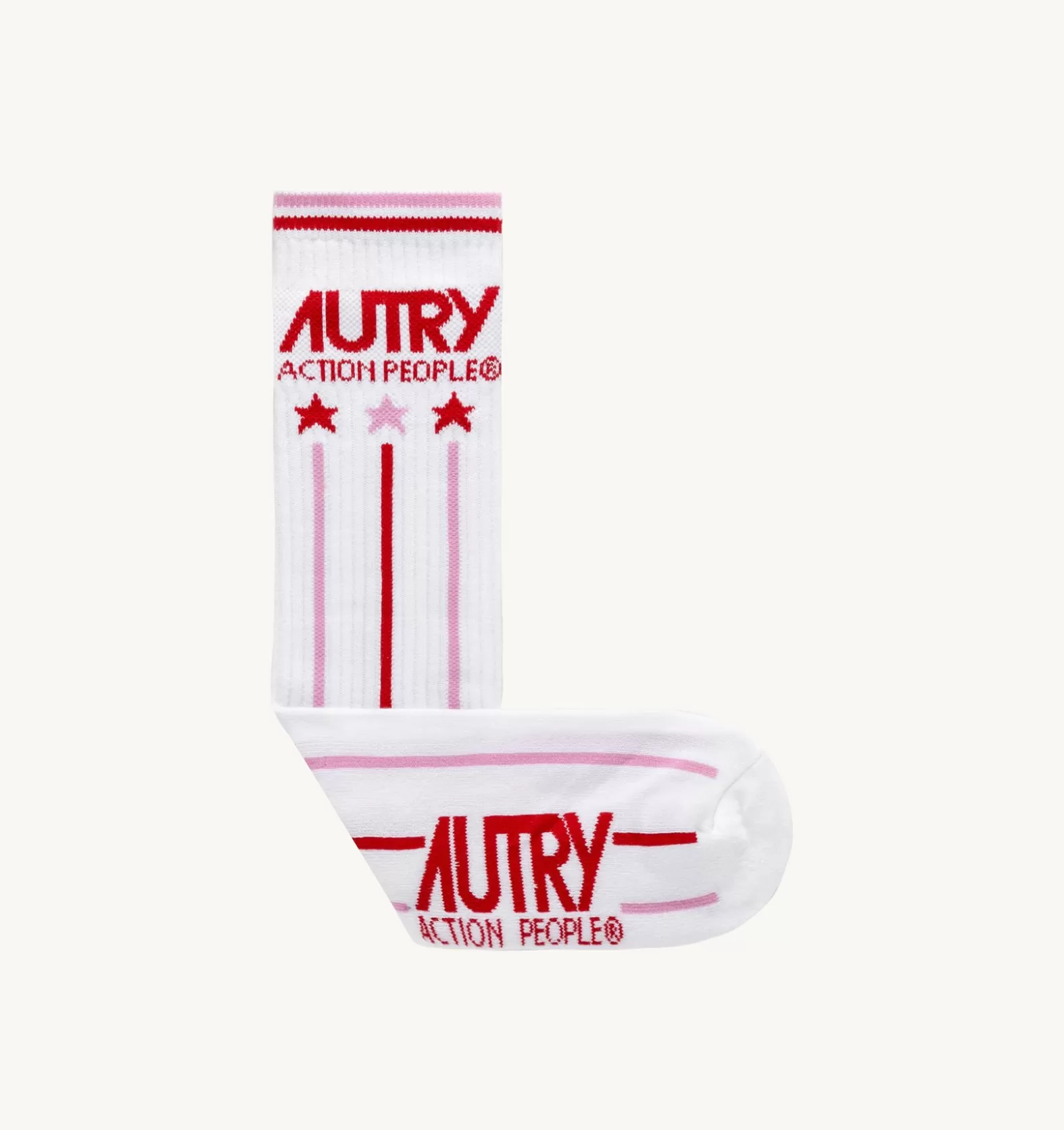 Accessories^AUTRY Tennis Logo Socks Color White
